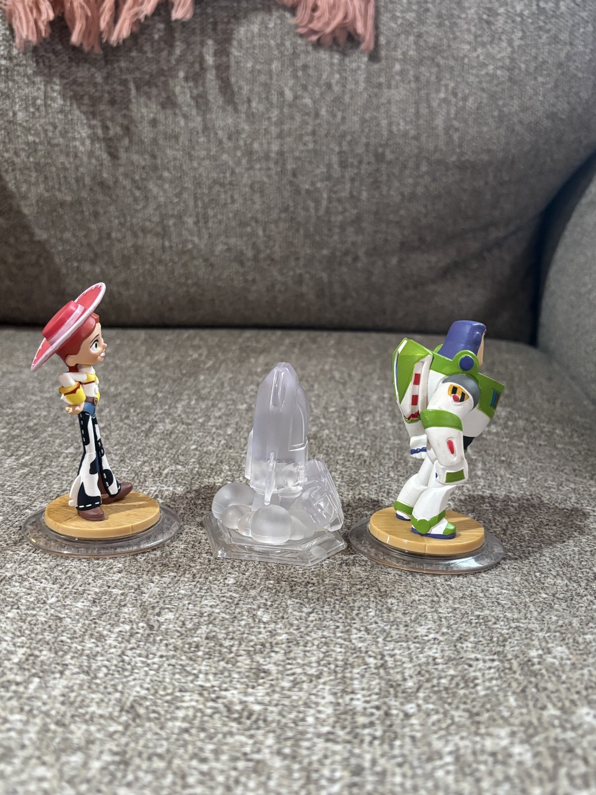 Disney Infinity 1.0 Buzz Lightyear, Jessie, and Crystal Set EUC