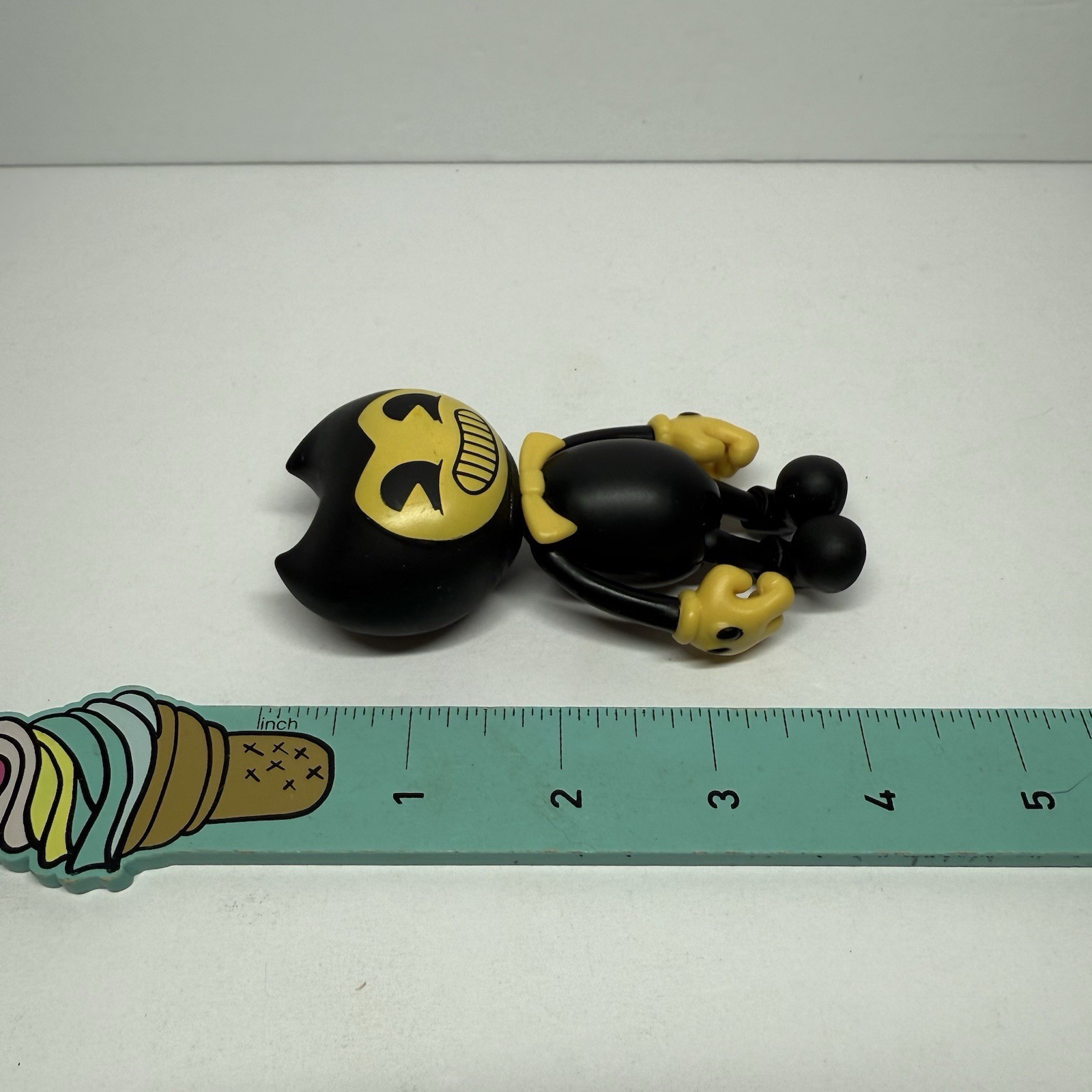 Bendy and The Ink Machine Yellow Bendy Figure The Meatly Games Phatmojo Toys 4”