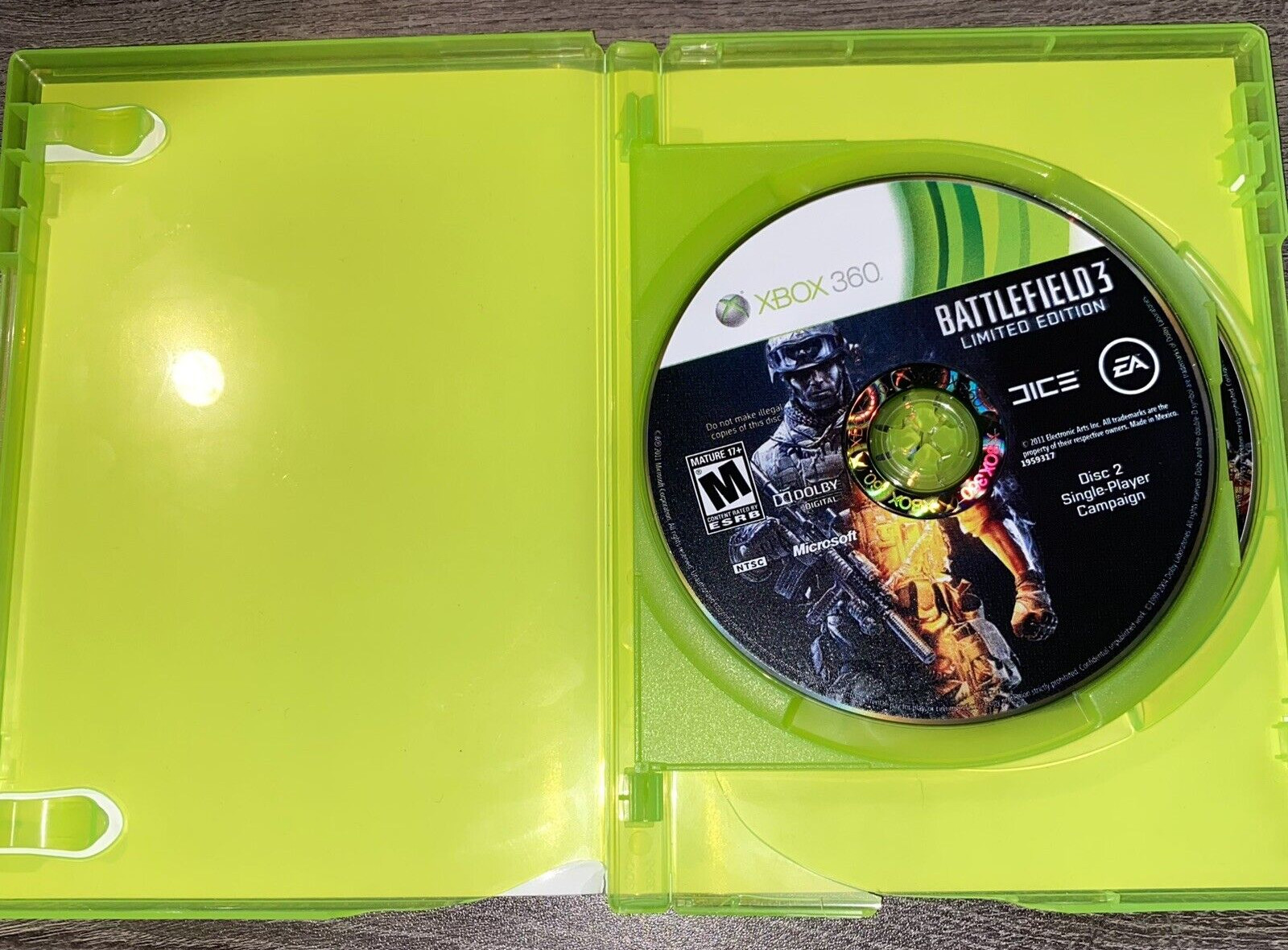Xbox 360: Battlefield 3 – Limited Edition See notes