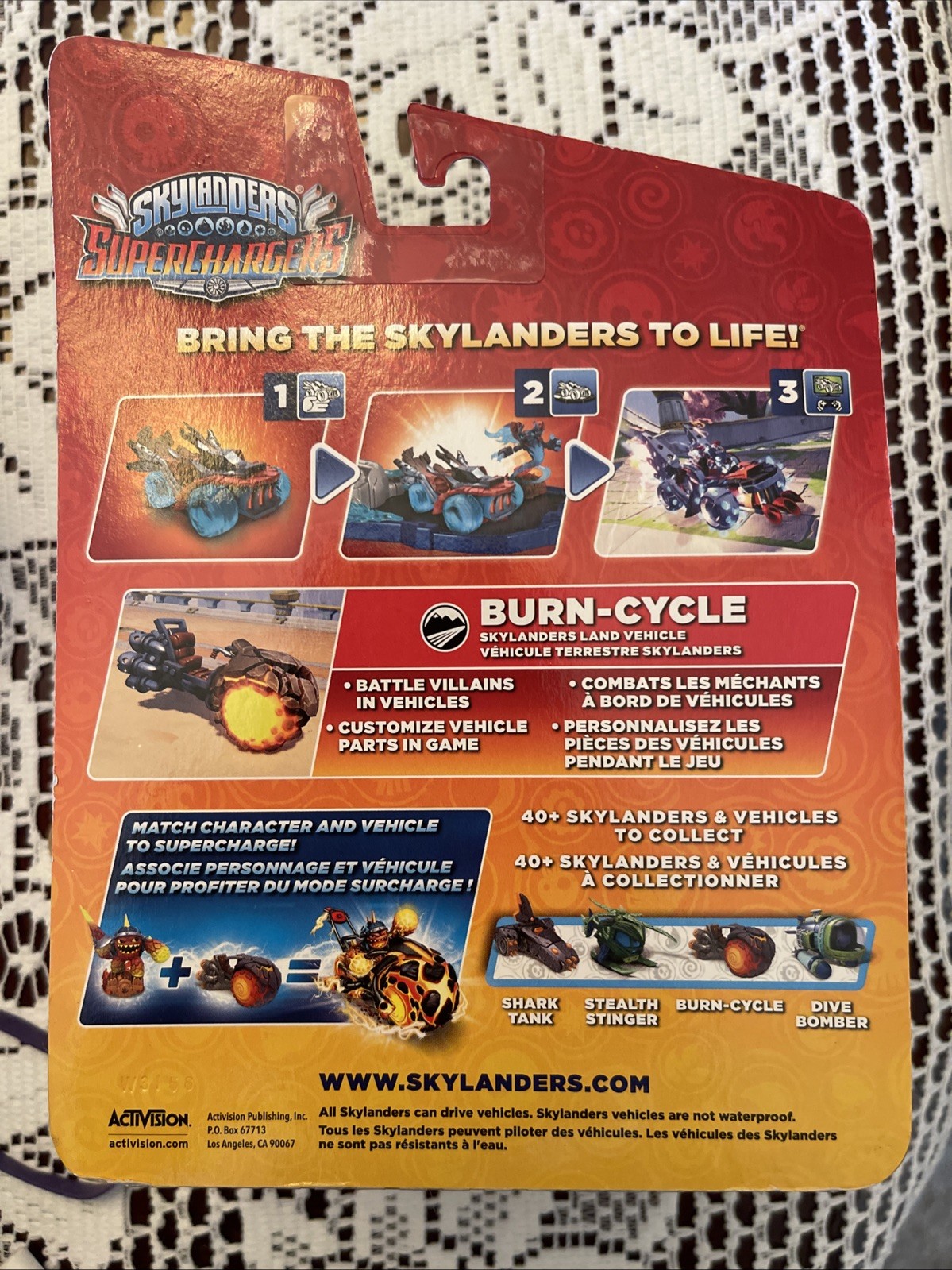 Skylanders SuperChargers: Vehicle Burn Cycle Character Pack (2015) Brand New