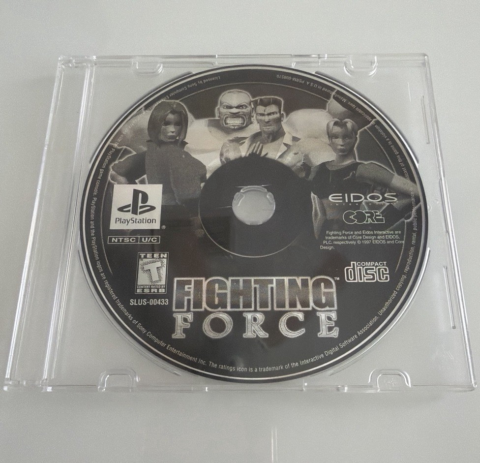 Eidos Fighting Force PS1 Disc Only SLUS-00433 Rated T 1997 NTSC-U/C