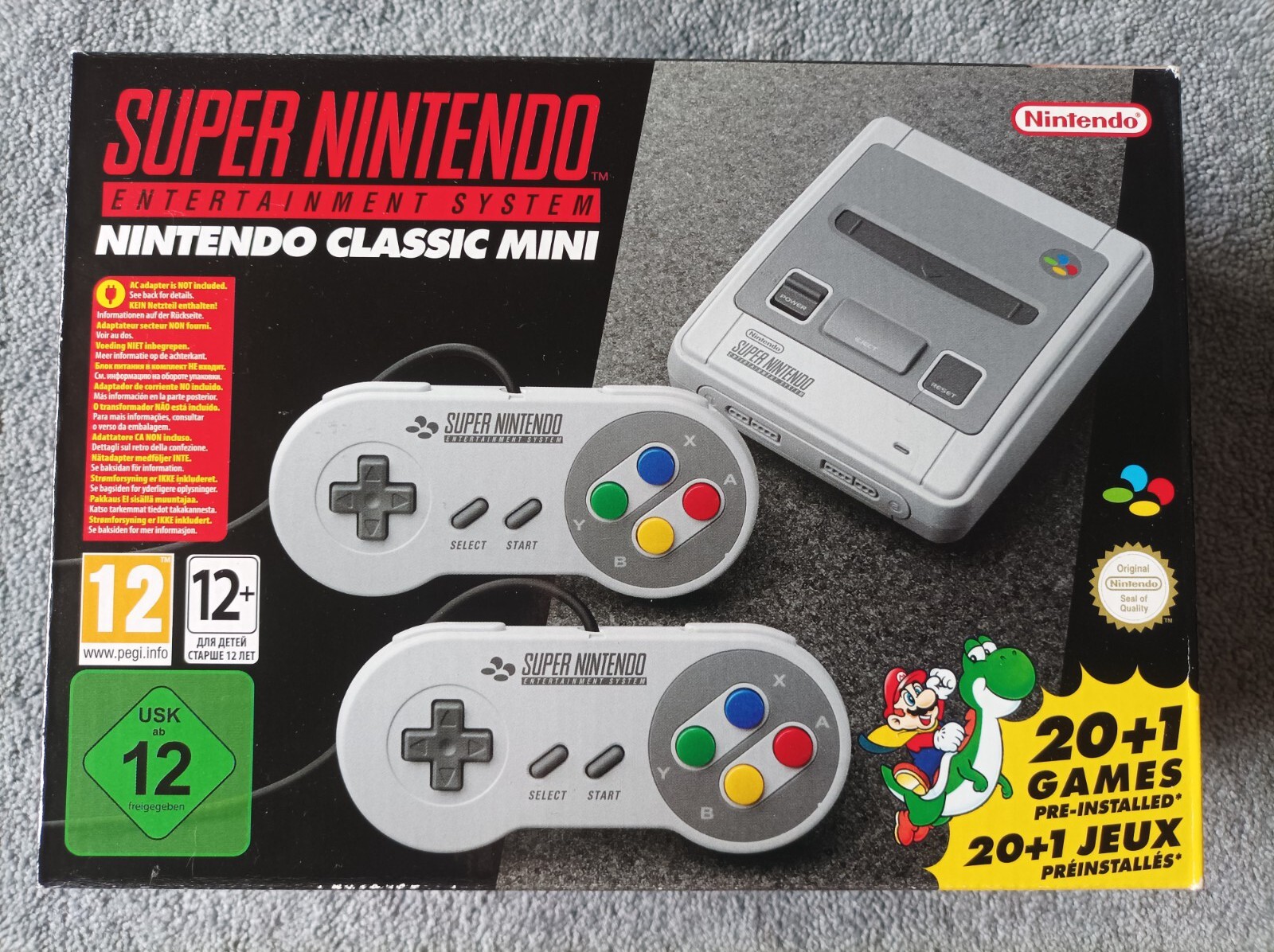Authentic SNES Super Nintendo Classic Mini Super Entertainment System BNIB
