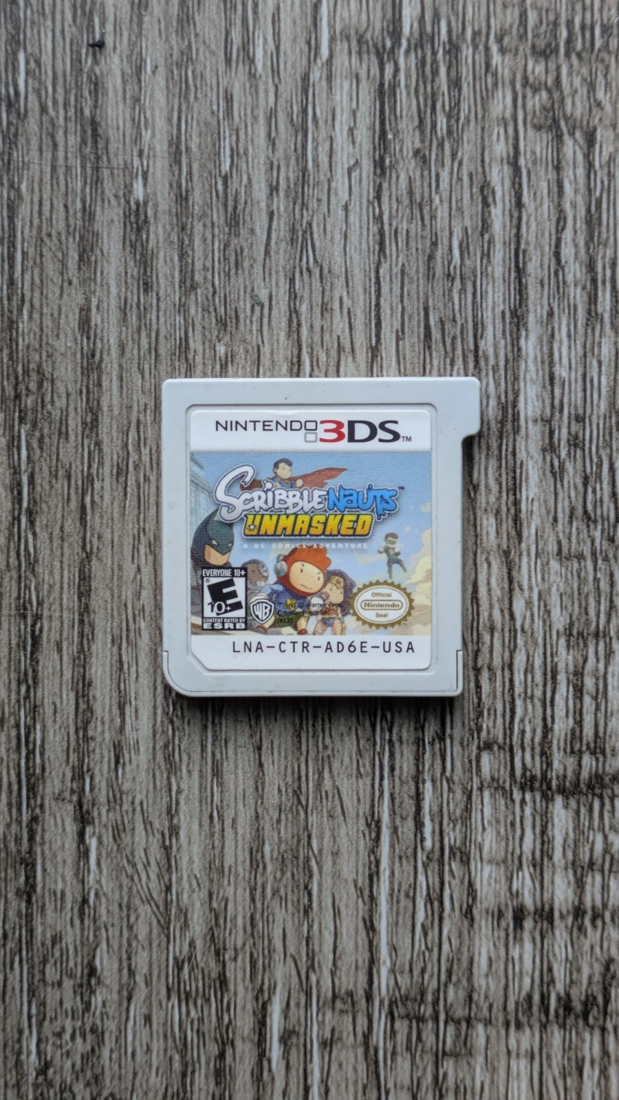 Scribblenauts Unmasked: DC Comics Adventure (Nintendo 3DS, 2013) Cartridge Only