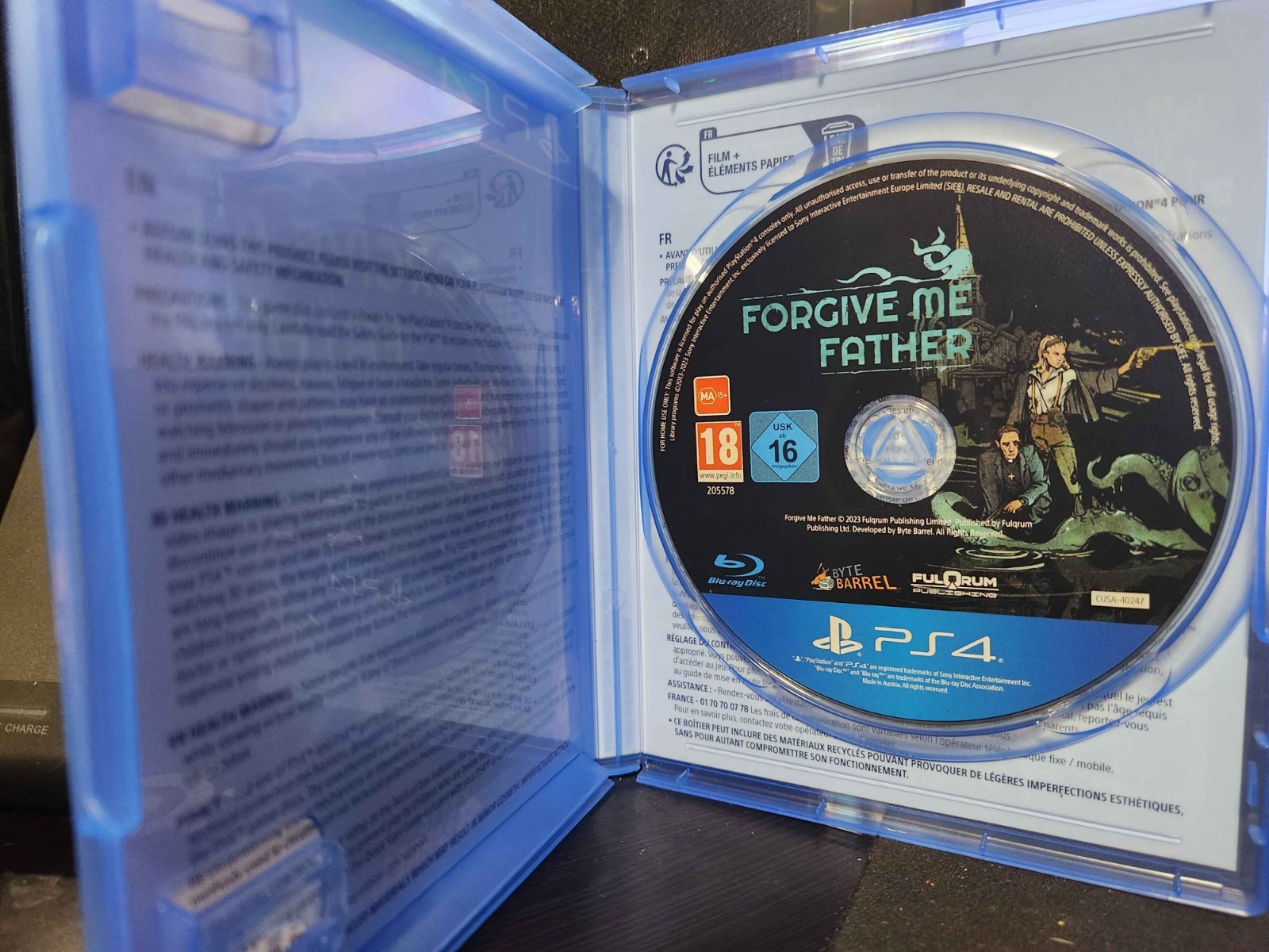 Forgive Me Father (PS4) (Sony Playstation 4) (Shipped from USA!) USED MINT!