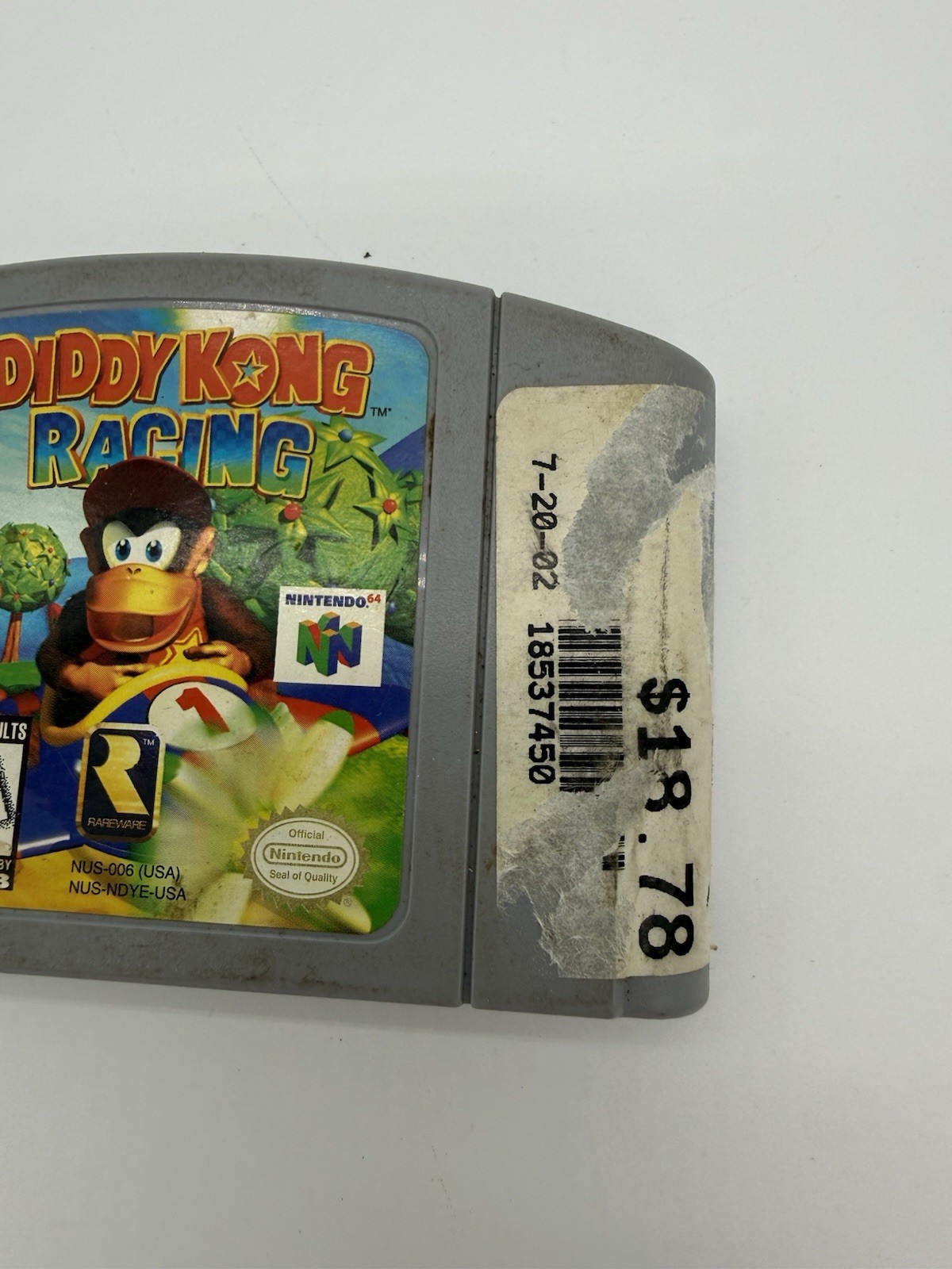 Diddy Kong Racing (Nintendo 64, 1997) Cartridge Only Tested Working