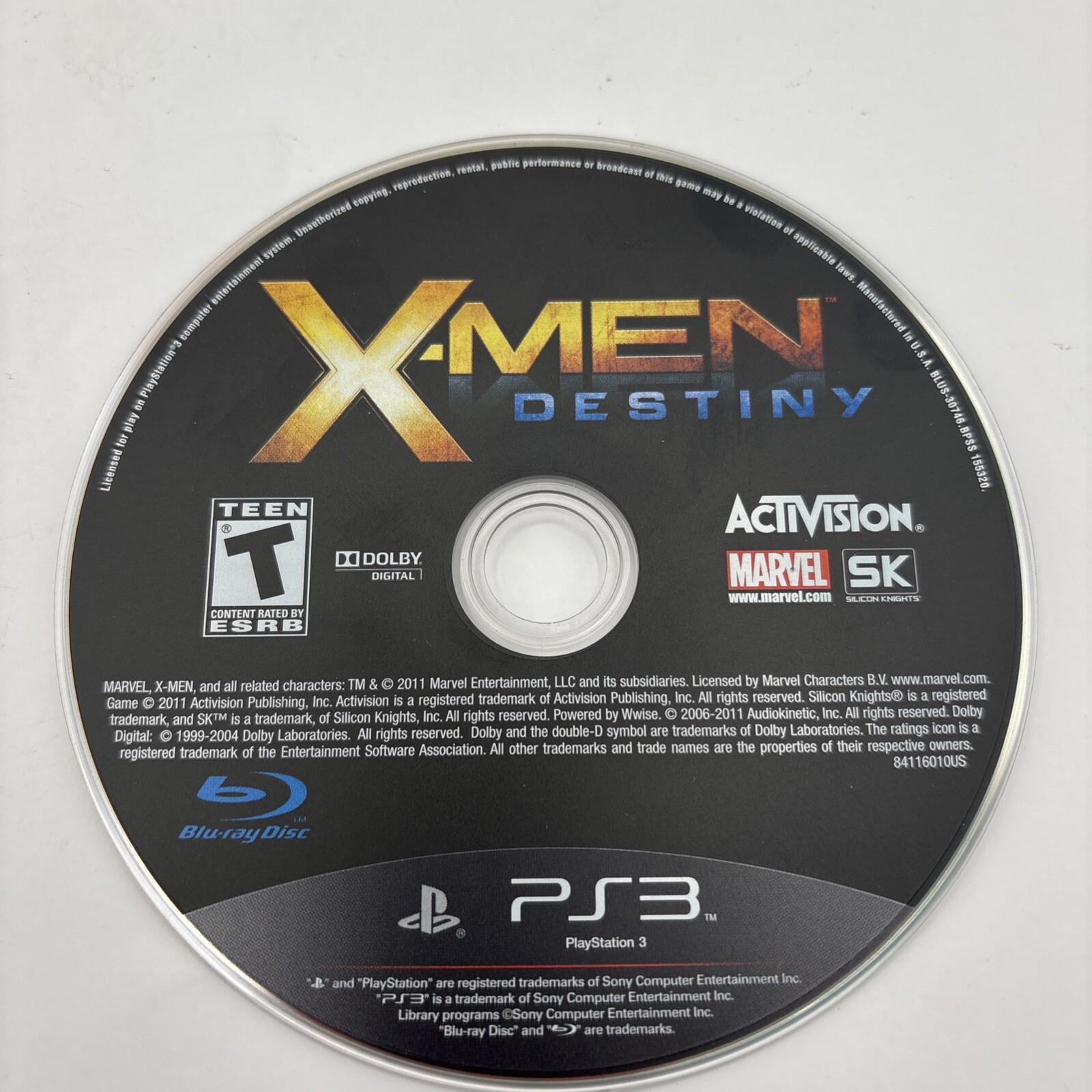 X-Men: Destiny (Sony PlayStation 3, PS3) CIB Complete