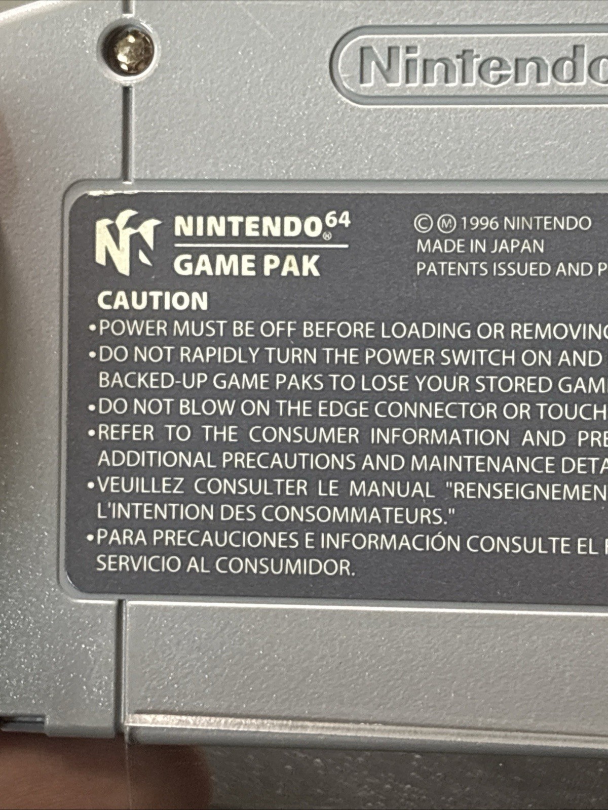 Super Mario 64 (Nintendo 64, 1996) Authentic Cart Only Tested Working