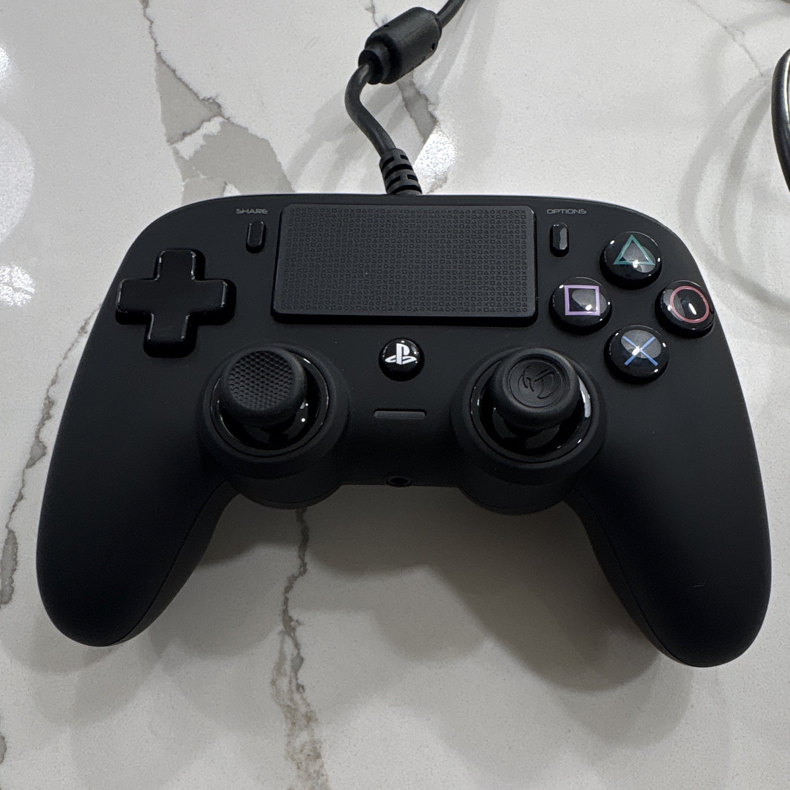 Nacon PS4 Compact Controller Wired USB Touchpad Black BB4469