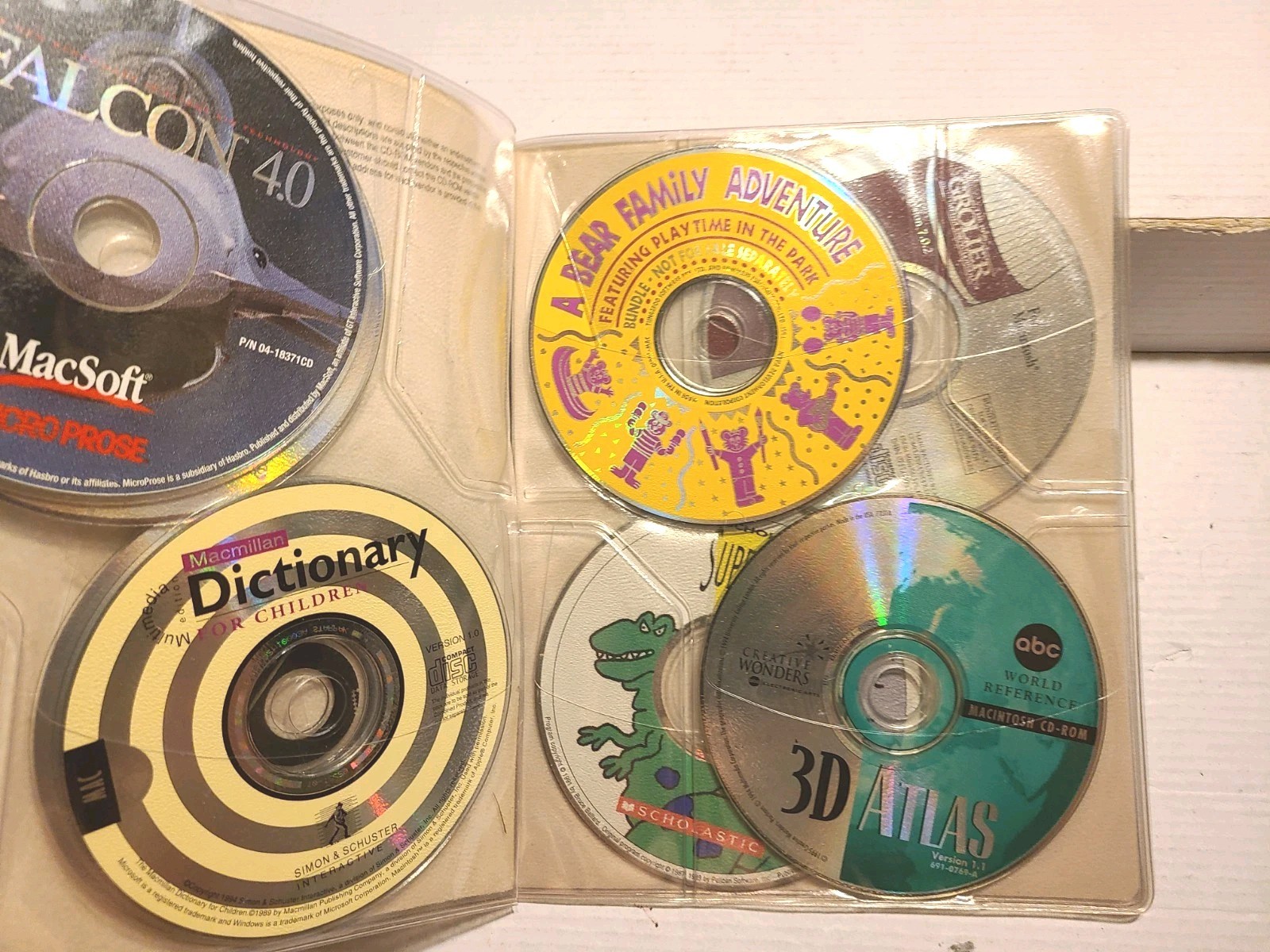 50 Macintosh Mac Video Game LOT 200 Program Arcade+Learning Educational Software