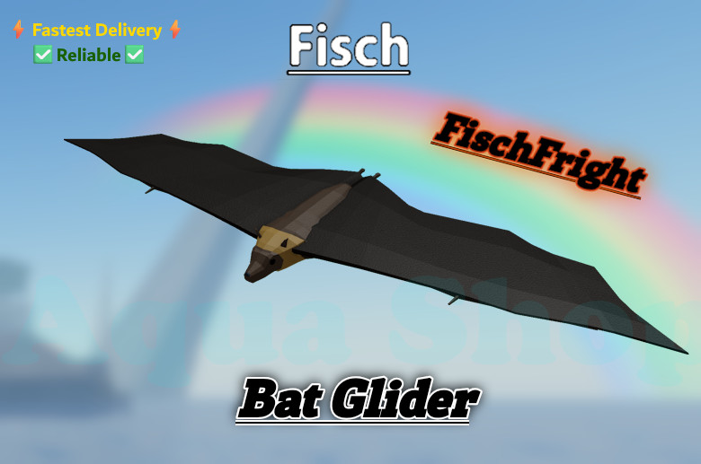 🟢🔥[FISCH] Bat Glider [Limited Glider from FischFright 2025]