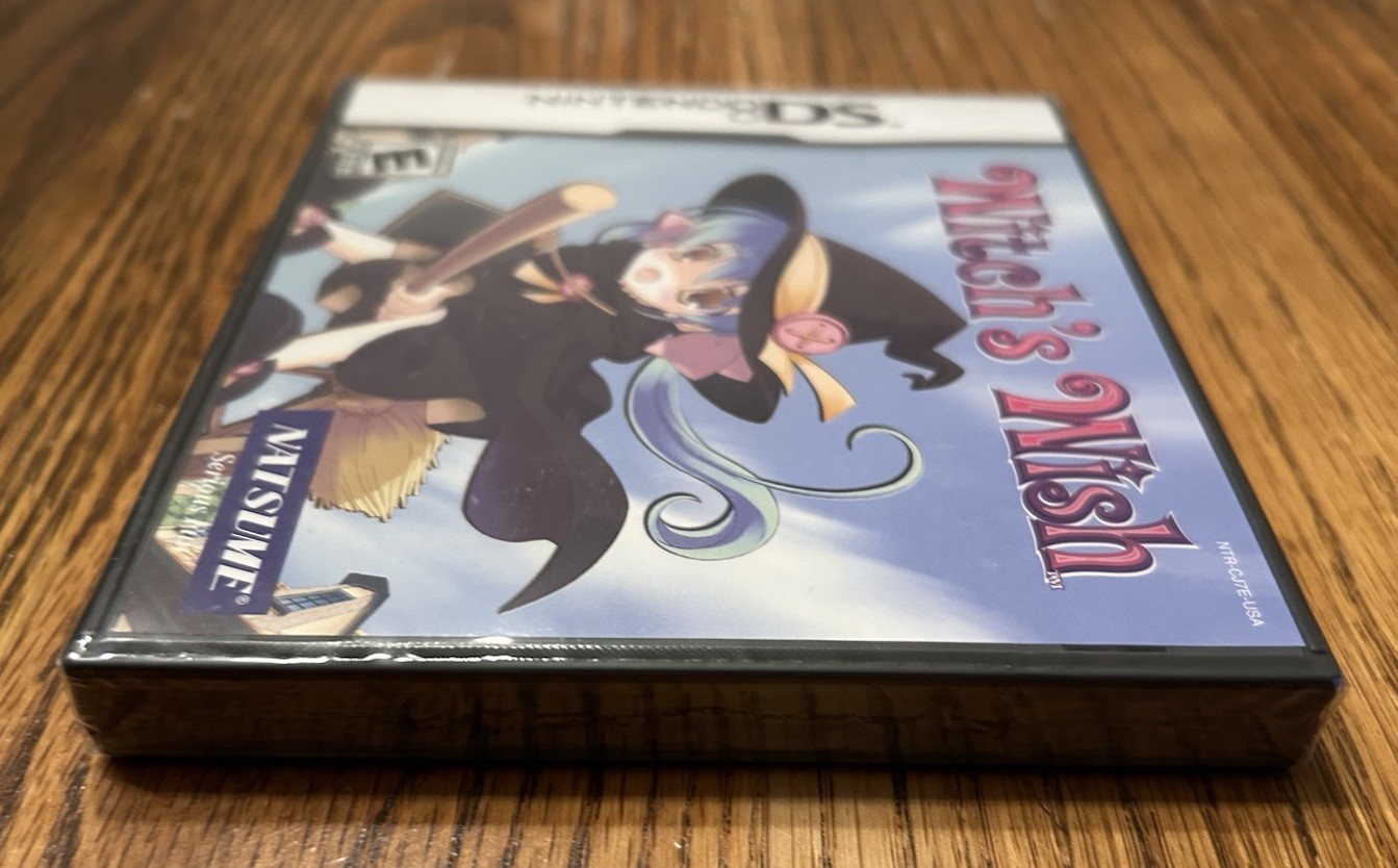 Witch’s Wish (Nintendo DS, 2010) Natsume BRAND NEW FACTORY SEALED!! RARE!