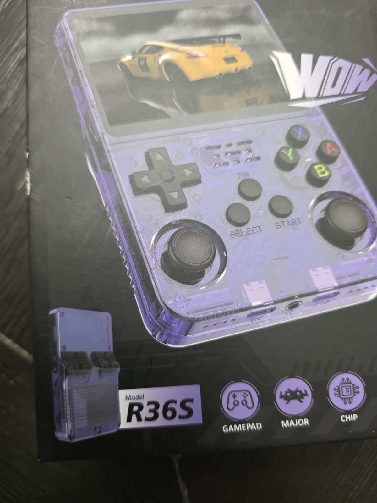 R36S Retro Handheld Video Game Console BLACK Linux 3.5″ IPS Vintage ROM New