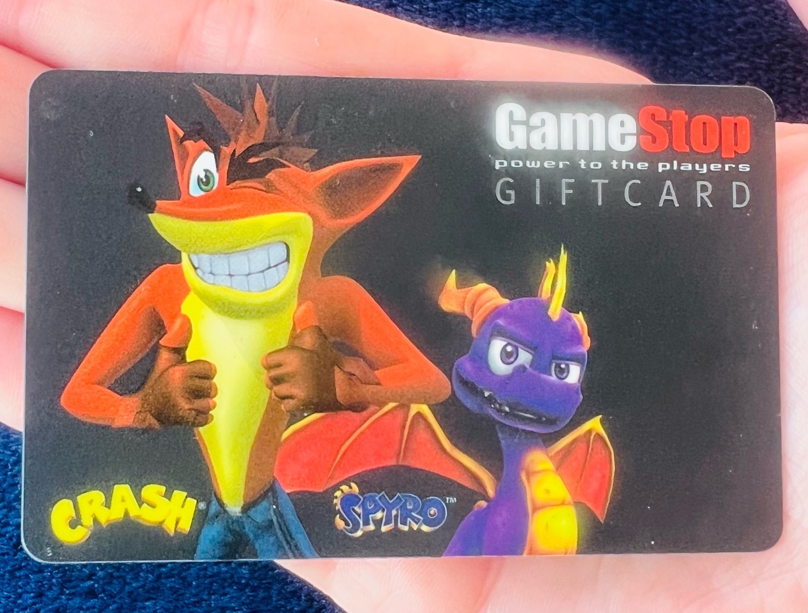 NO VALUE Spyro the Dragon Crash Bandicoot Gamestop Giftcard 2007 RARE Twinsanity