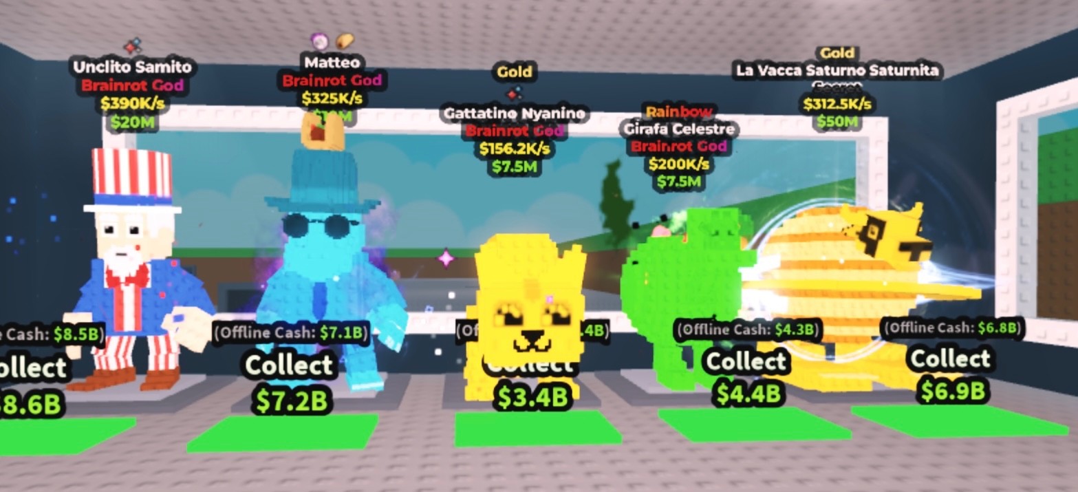 Steal a Brainrot GODS AND SECRETS ✅ FAST DELIVERY ✅ RAINBOWS ✅ DIAMONDS✅