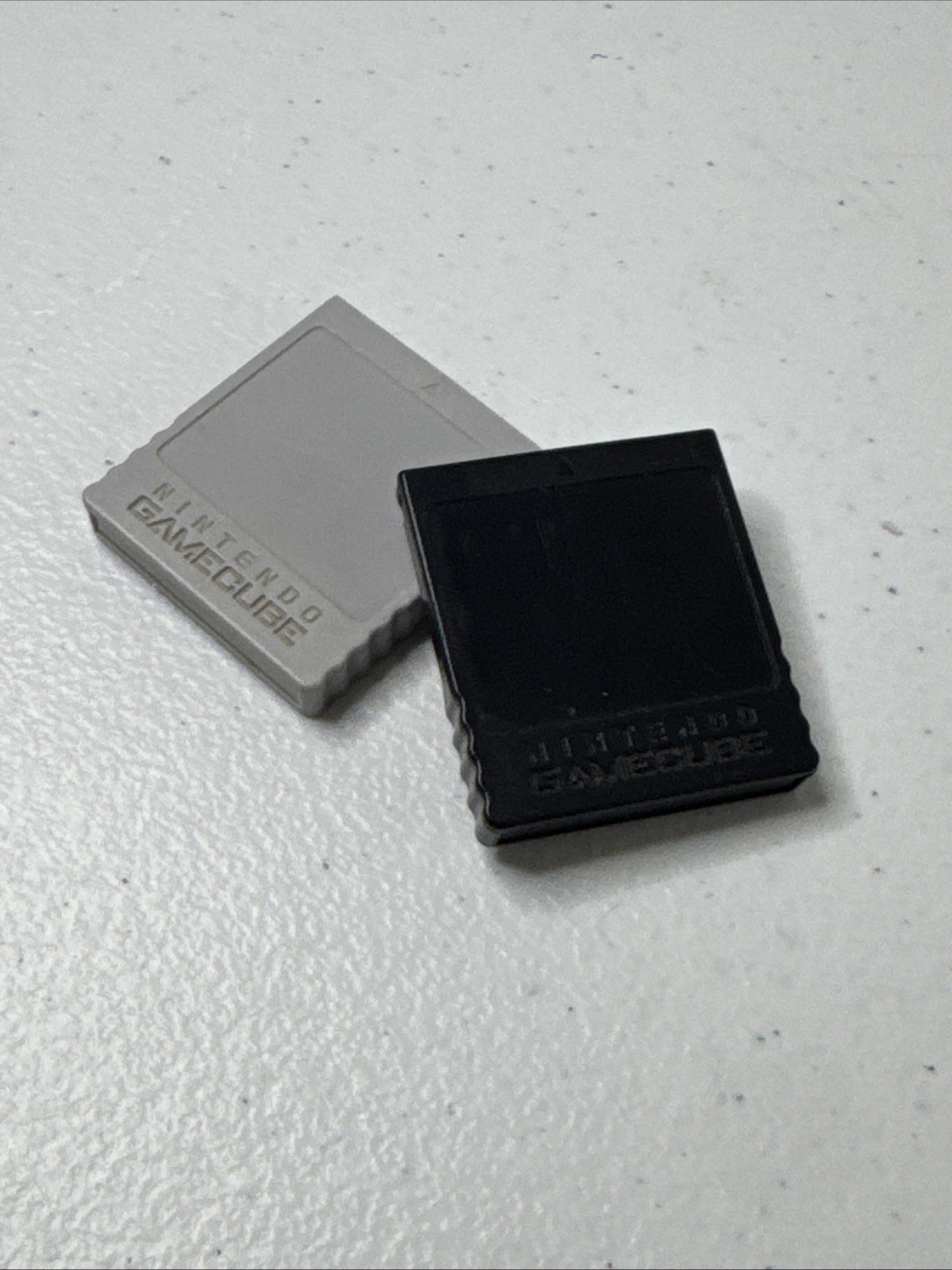 Black & Grey Nintendo Gamecube Memory Cards Original OEM Authentic