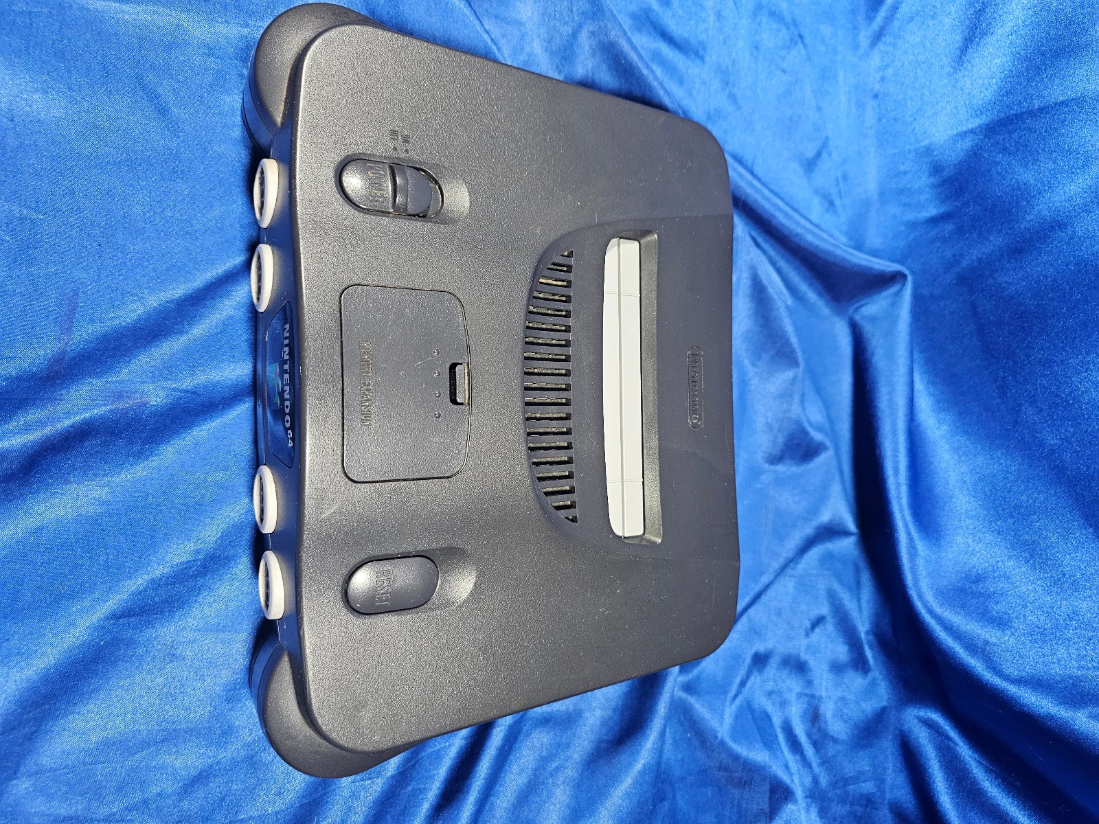 Nintendo 64 Console Black With OEM Power Supply & AV Cable