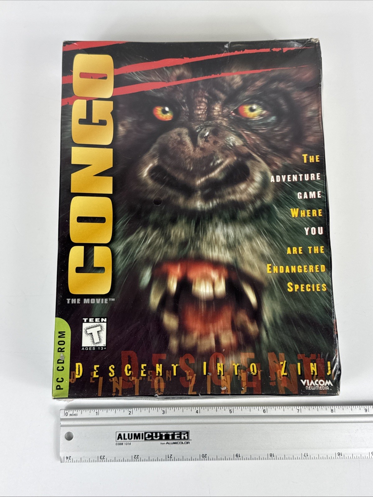 Congo: Descent Into Zinj PC CD-ROM Big Box PC Game Vintage New Sealed