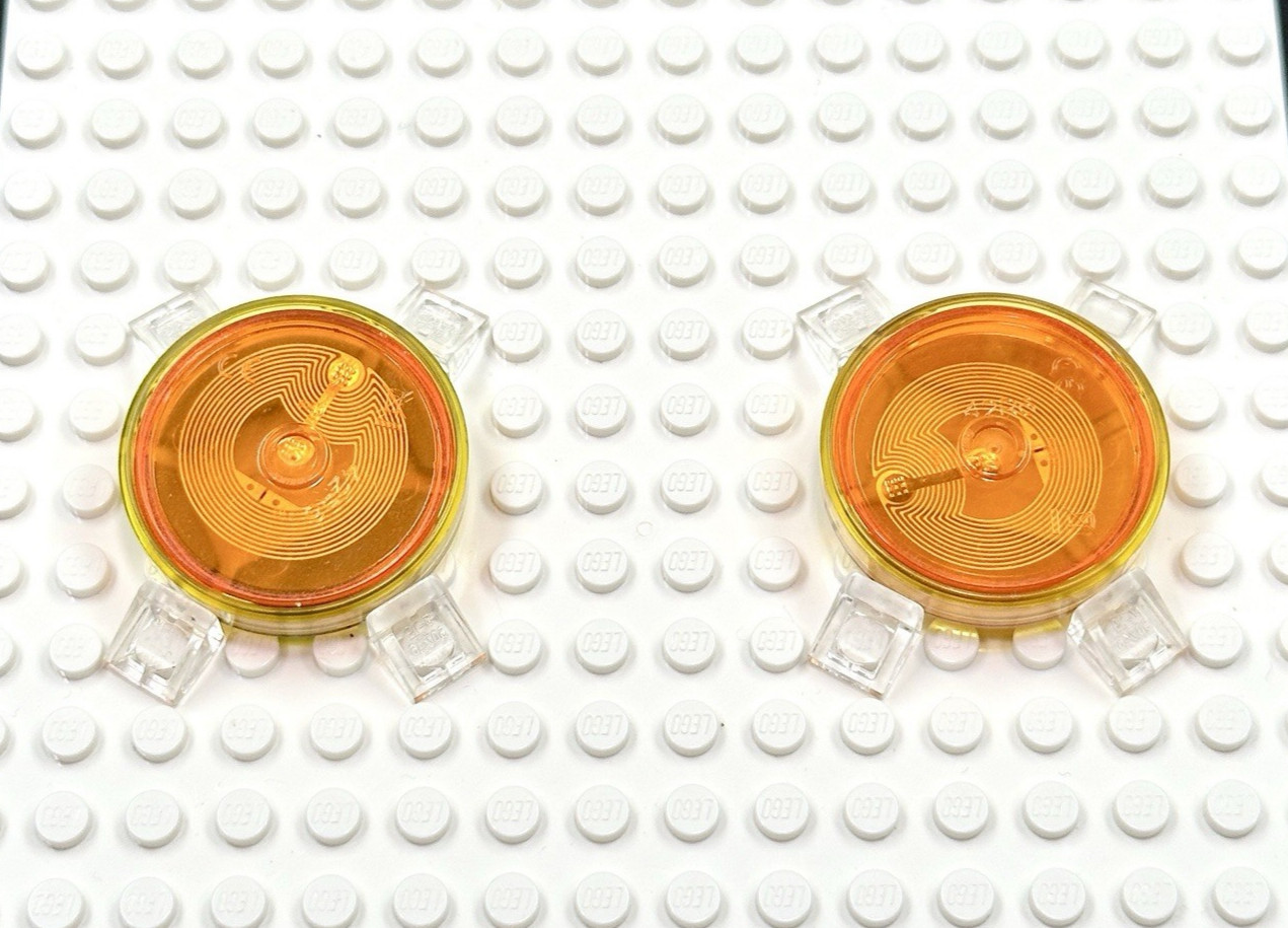 LEGO Dimensions Toy (2) pc Base Disc Tag Only Lot – Harry Potter – Voldemort
