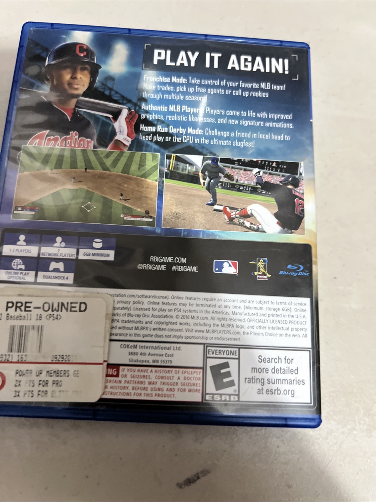R.B.I. Baseball 18 (Sony PlayStation 4, 2018)