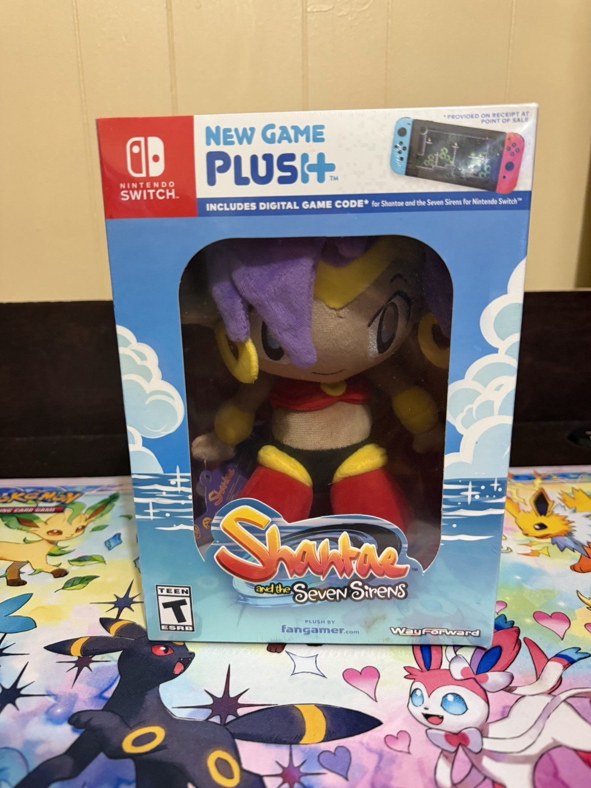 Shantae and the Seven Sirens includes the CODE and the plush