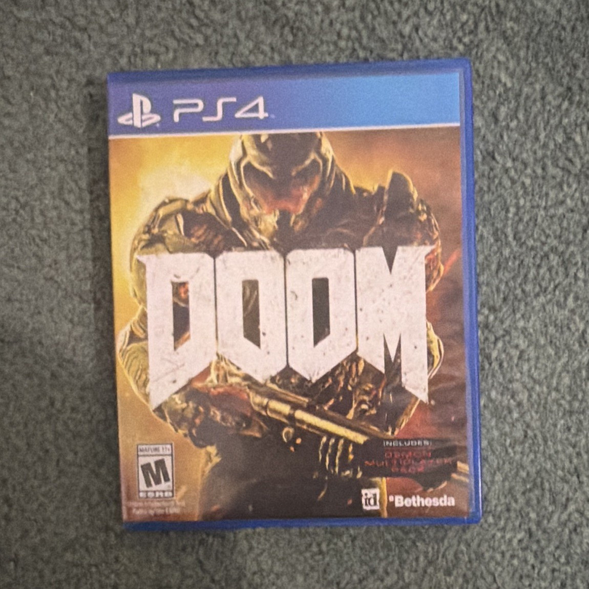 Bethesda DOOM Series Shooter (M) for Sony PlayStation 4 PS4 w/ Manual