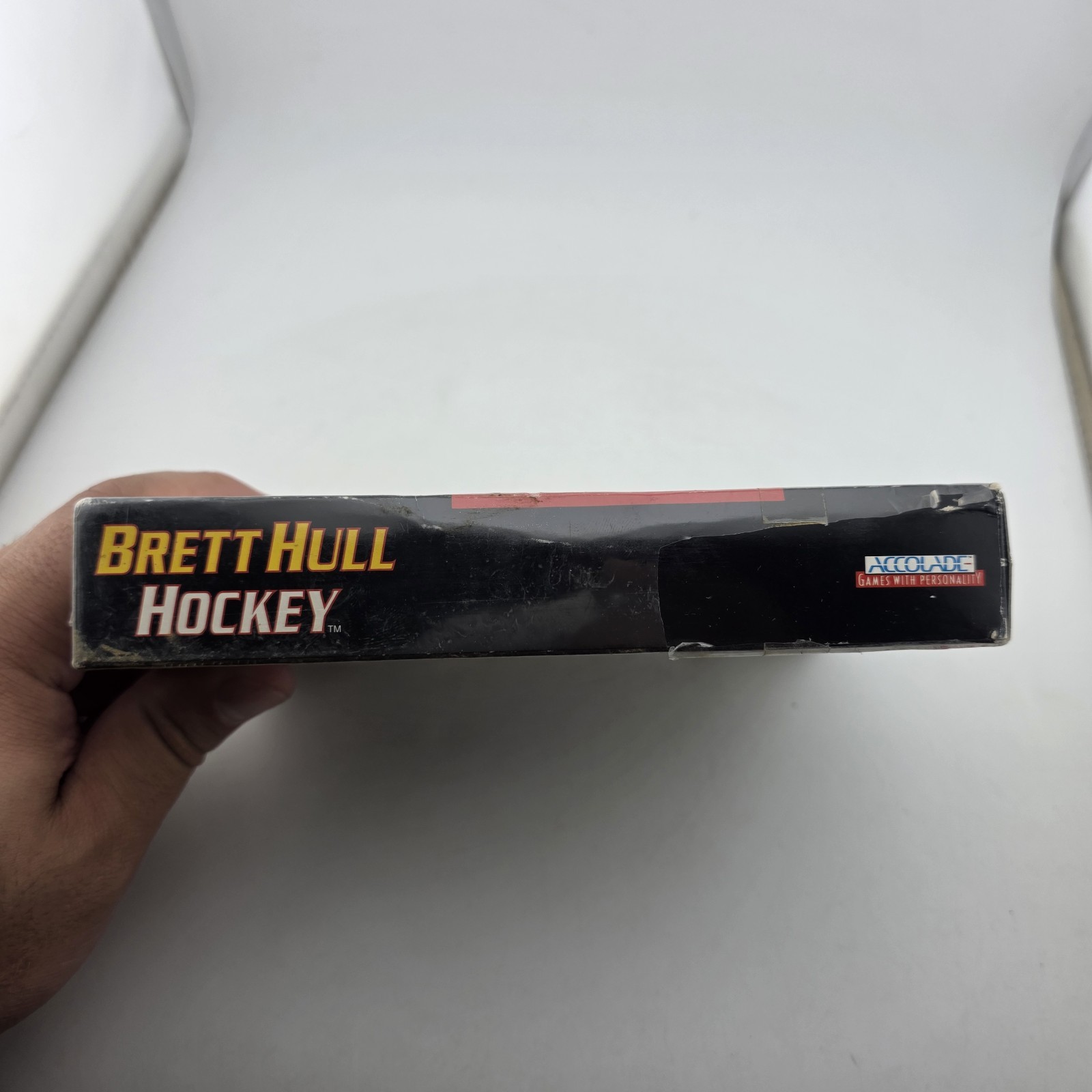 Brett Hull Hockey – Box With Reg Card – Super Nintendo SNES – Shrink (No Game)