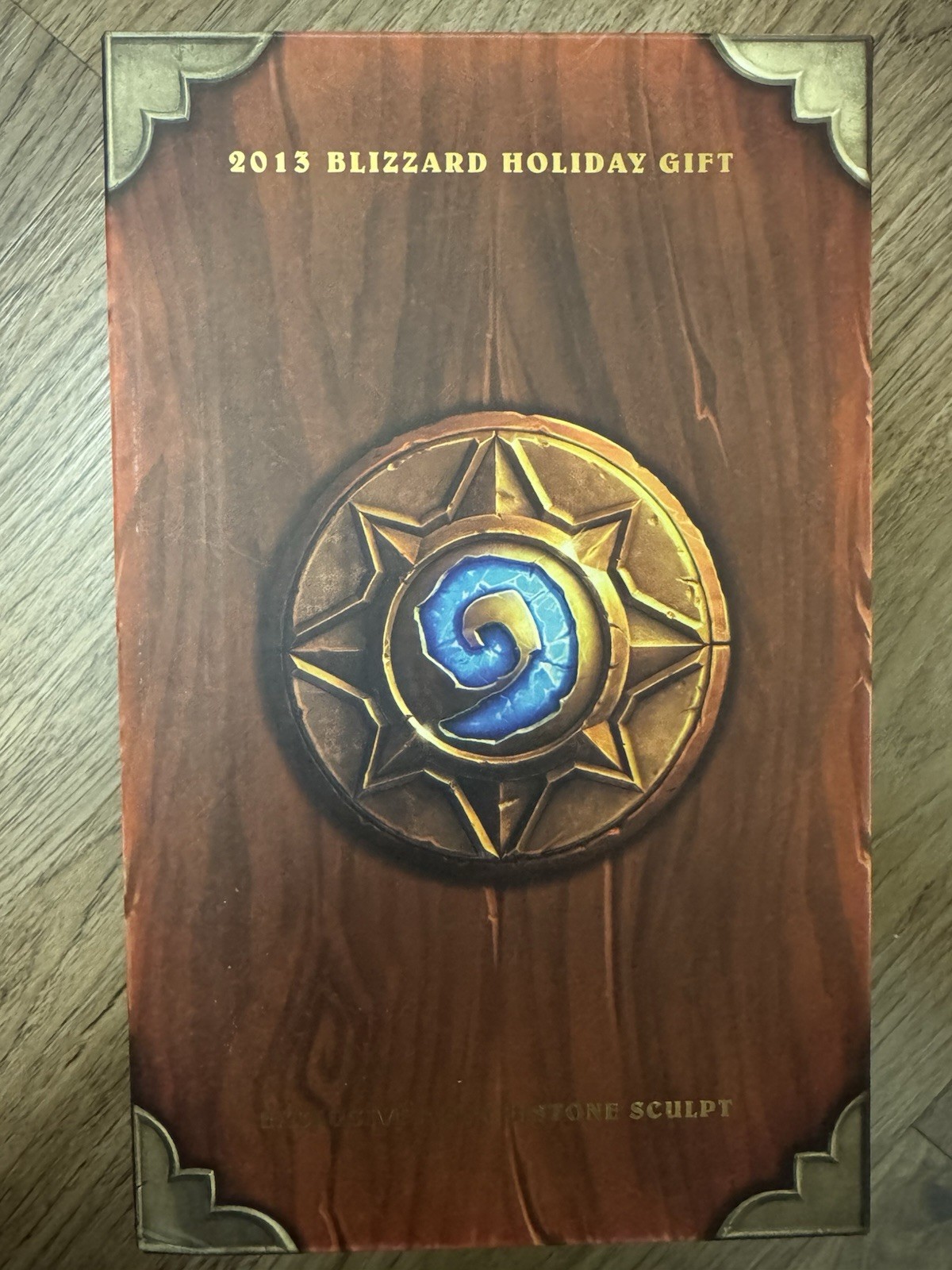 Hearthstone Blizzard Employee Holiday Gift Statue Sculpture 2013 Lights Up Works