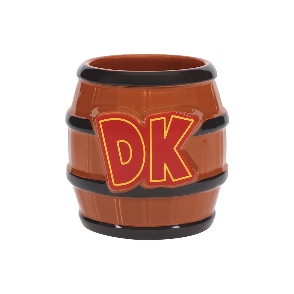 RARE Donkey Kong Ichiban Kuji 2025 BIG Barrel Accessory Case JAPAN 10cm 3.94″