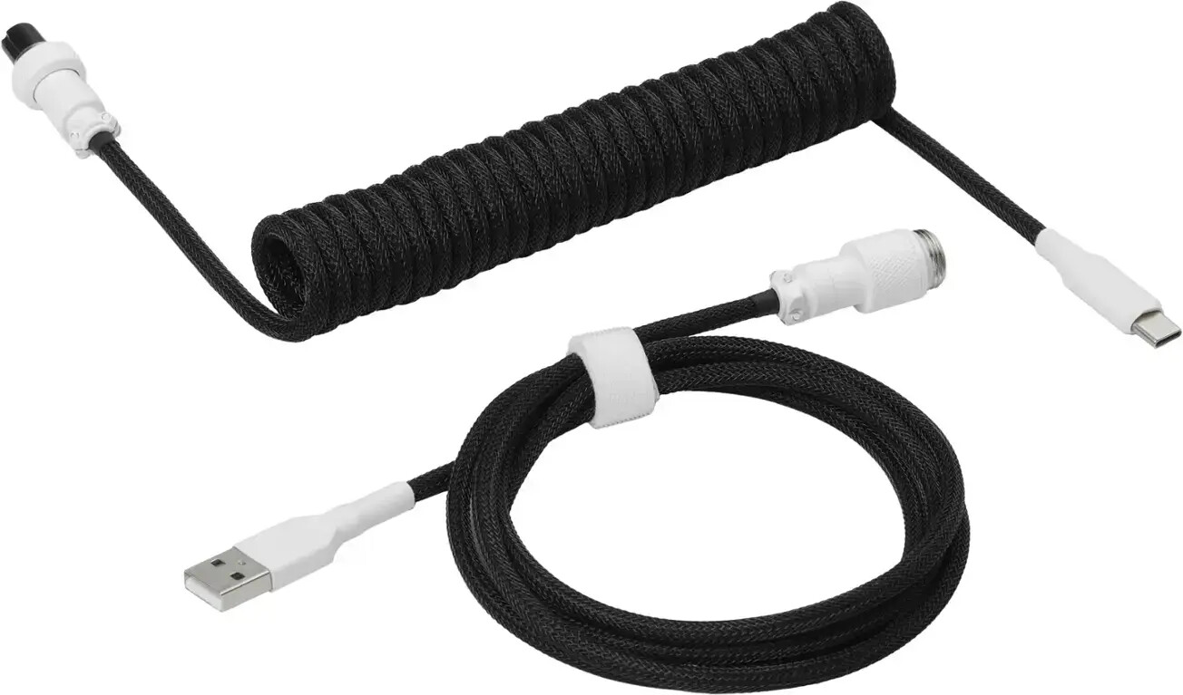 DROP – Coiled 4.5′ USB-A to USB-C Keyboard Cable – MDX-37873-2 – OPEN BOX