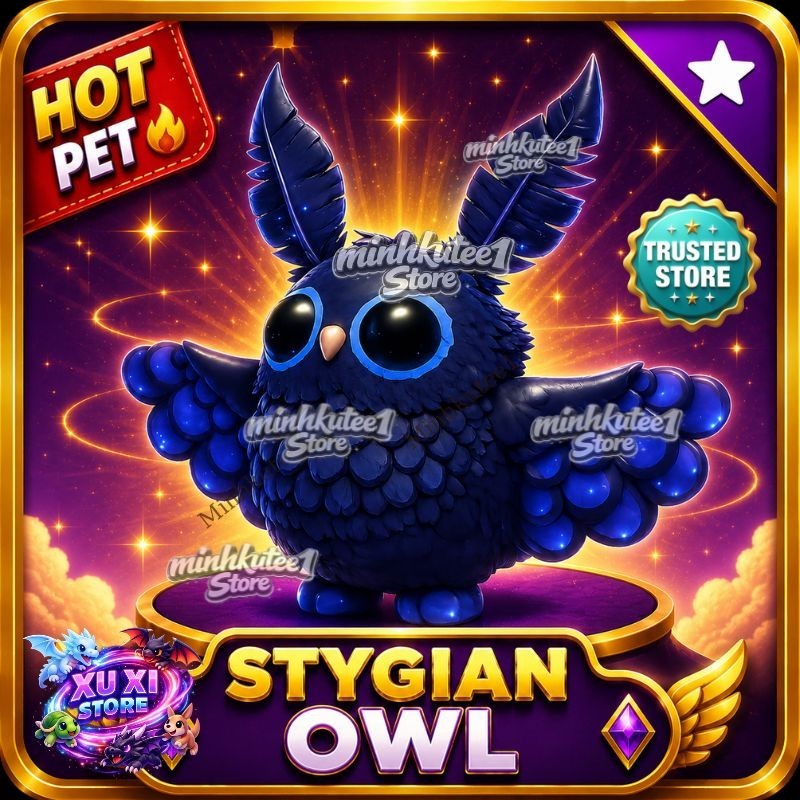 🦉 Stygian Owl | MFR/NFR/FR Meega Neeon Adopt M1e Pet Combo – Fast Delivery ⚡