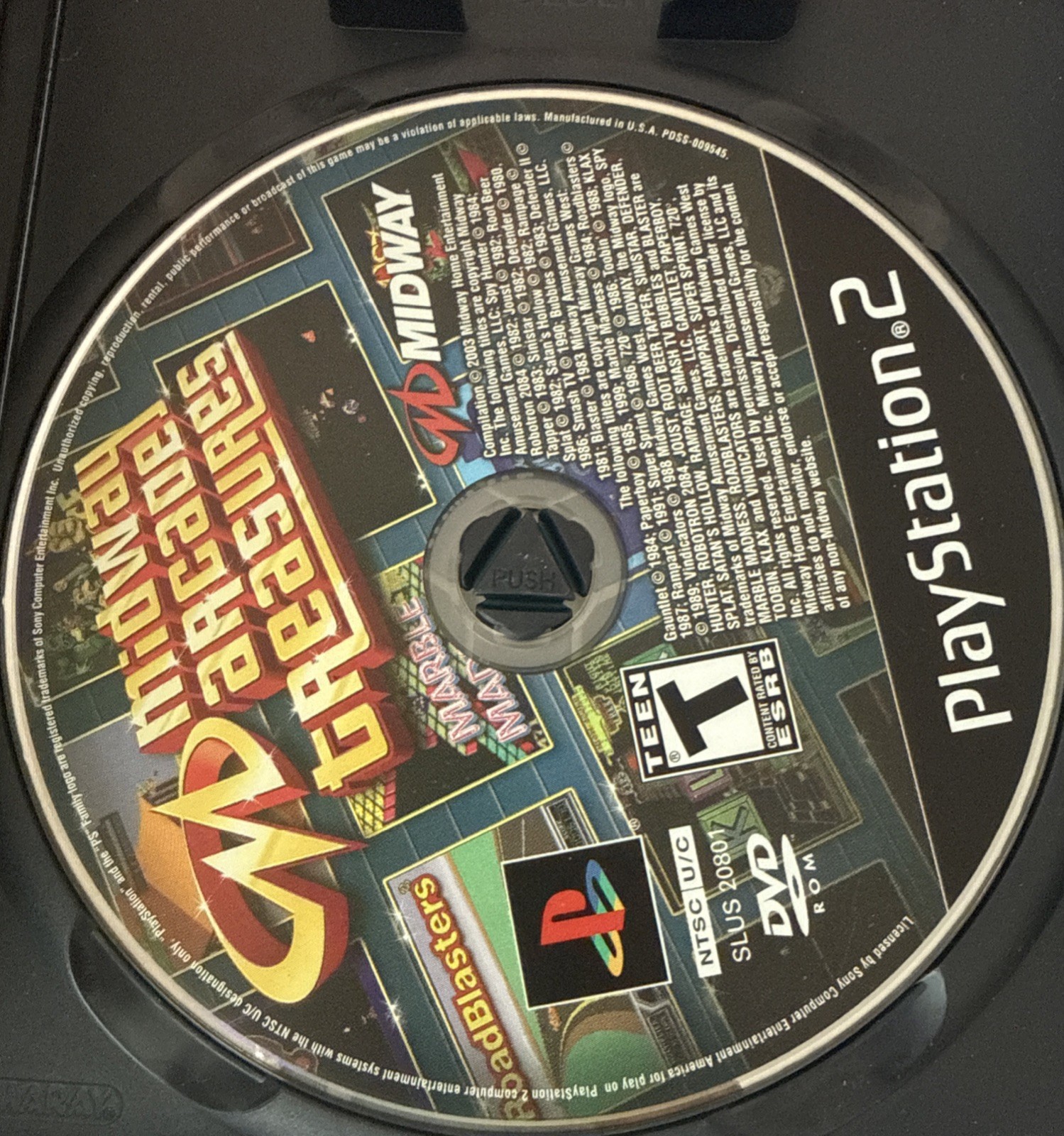 Midway Arcade Treasures (Sony PlayStation 2, 2003)