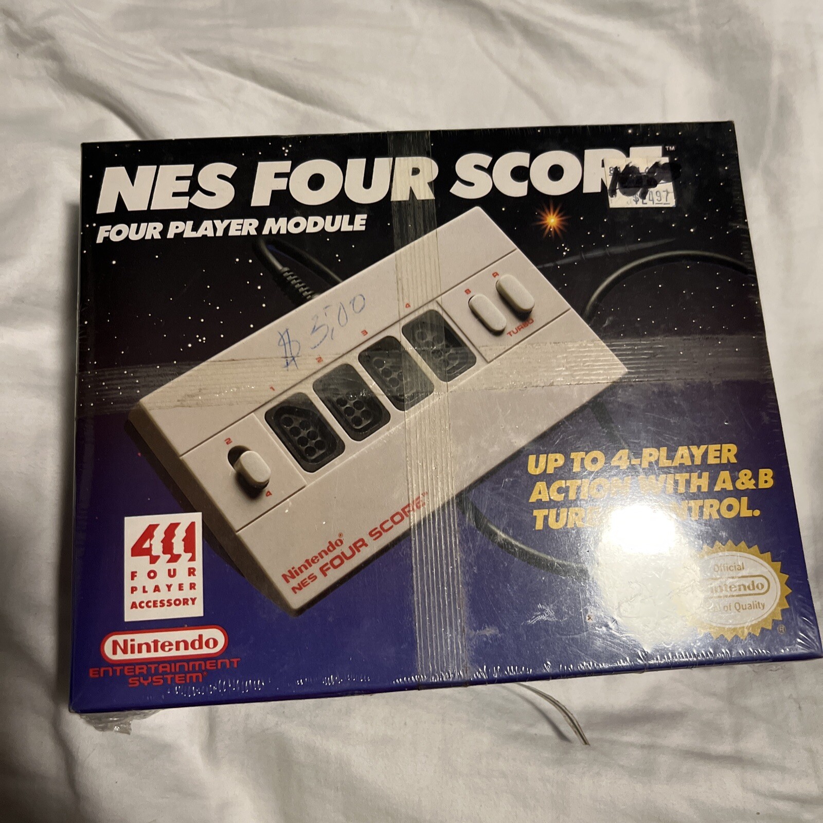 Nintendo Nes 4 Score Module factory sealed with security seal 1 of a kind
