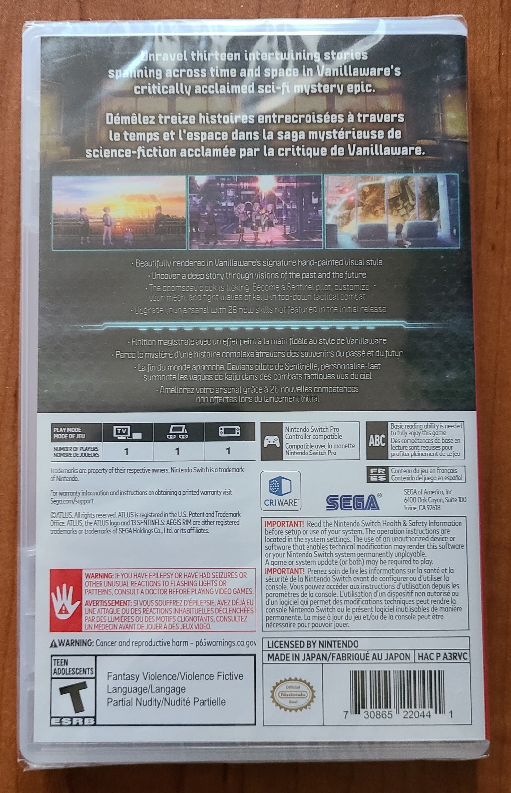 13 Sentinels: Aegis Rim – Nintendo Switch (NEW)