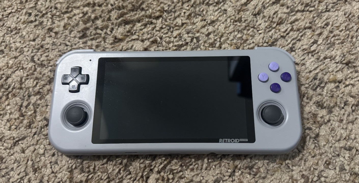 Retroid Pocket 3 Retro Handheld Emulator Gray Excellent Condition