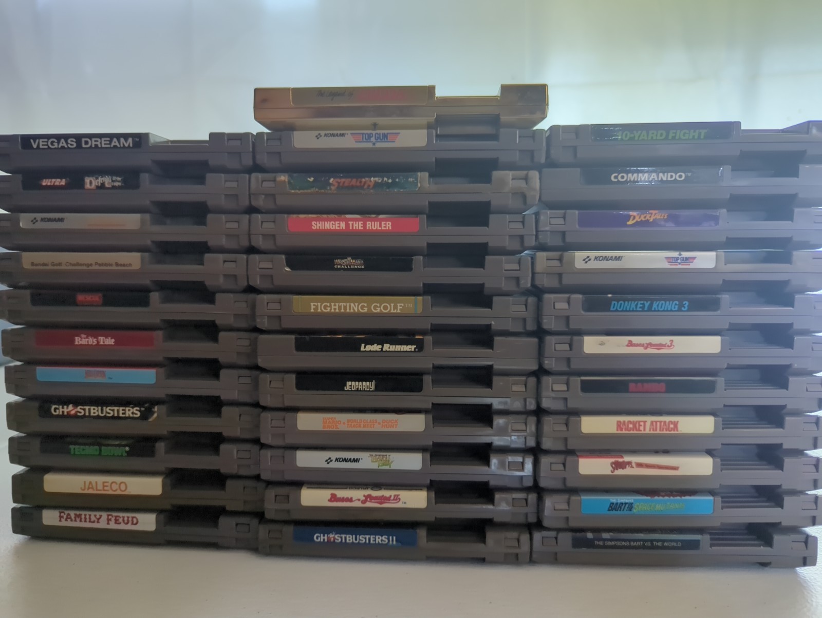 Nintendo NES Video Game Large Lot #3 34 Cartridges