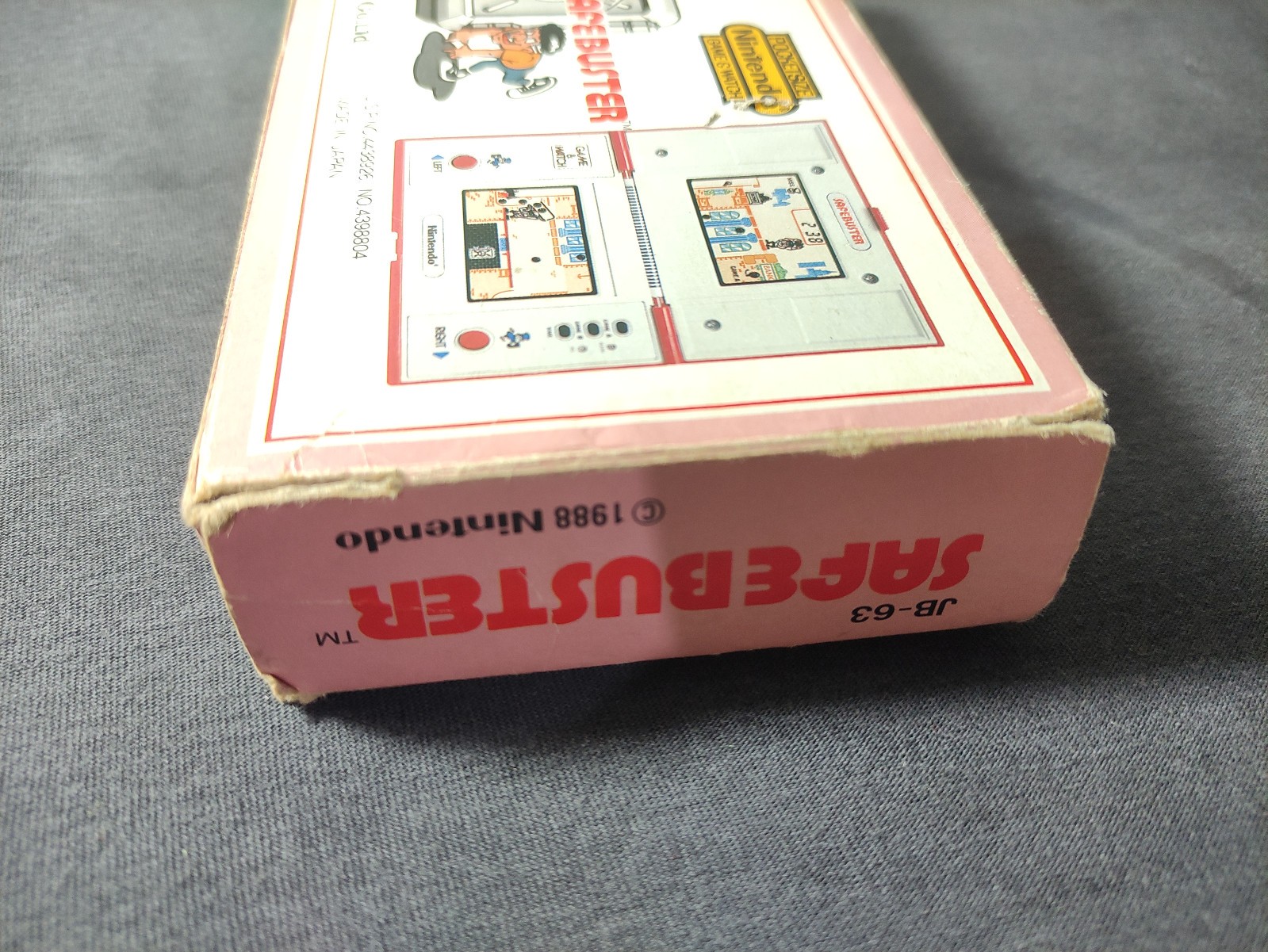 Vintage Nintendo Safe buster Multi Scren Game and watch cib complete pocket size