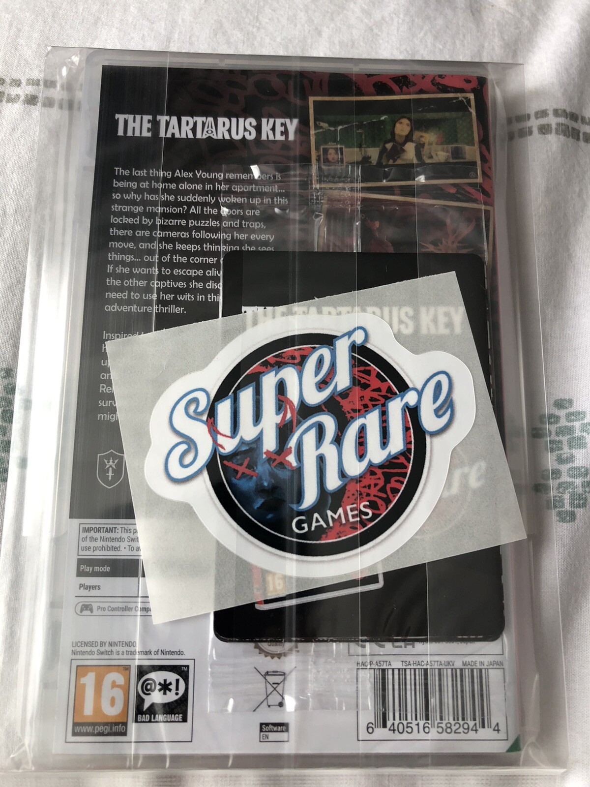 THE TARTARUS KEY Nintendo Switch Super Rare Games #99 SRG New sealed Horror Game