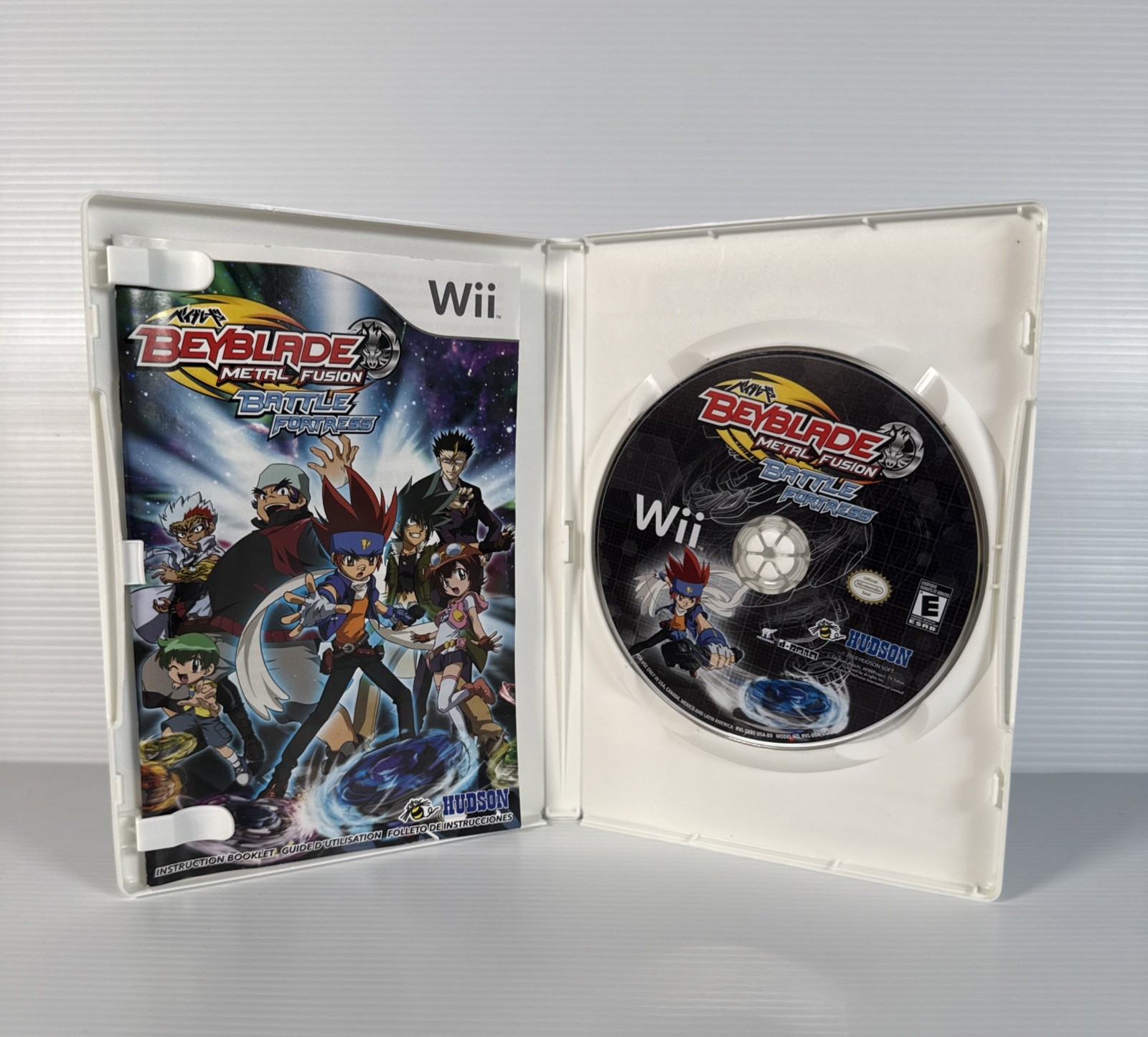 Beyblade: Metal Fusion – Battle Fortress (Nintendo Wii, 2010) Complete cib