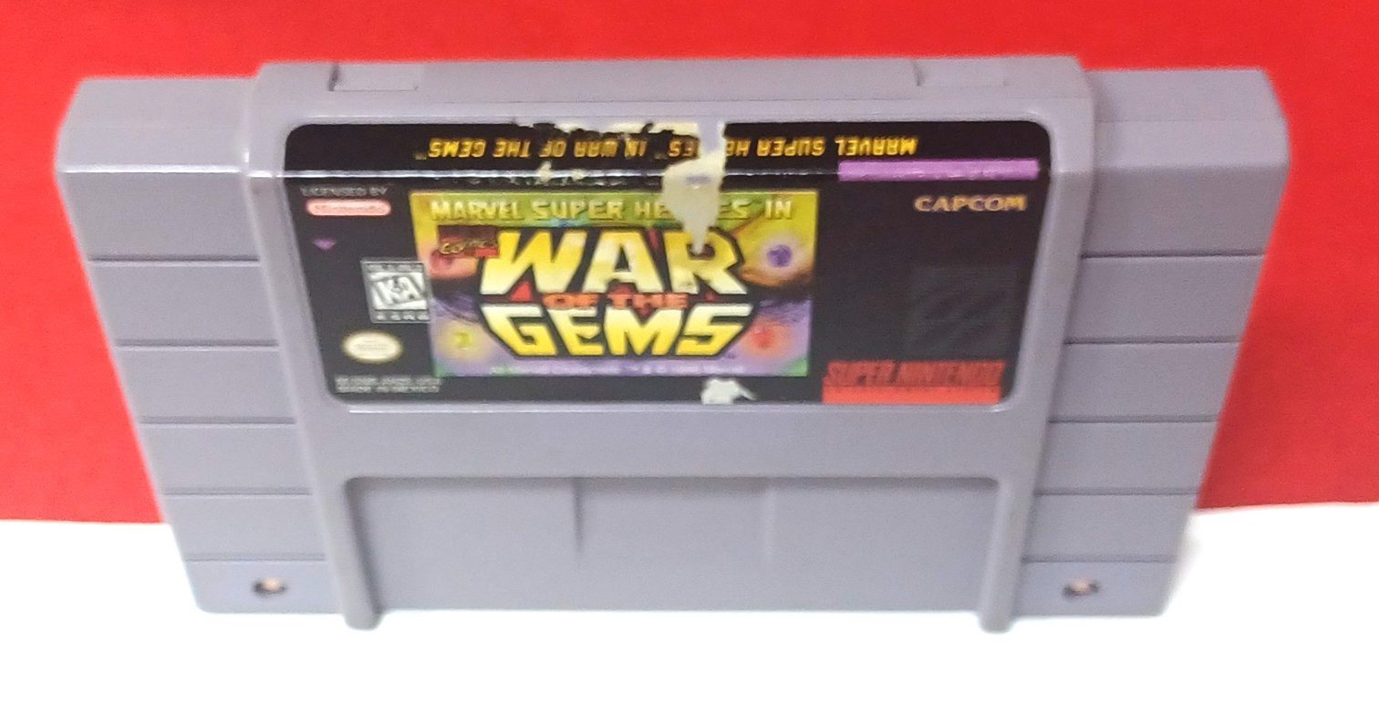 Marvel Super Heroes In: War of The Gems (Super Nintendo, SNES, 1996) AUTHENTIC