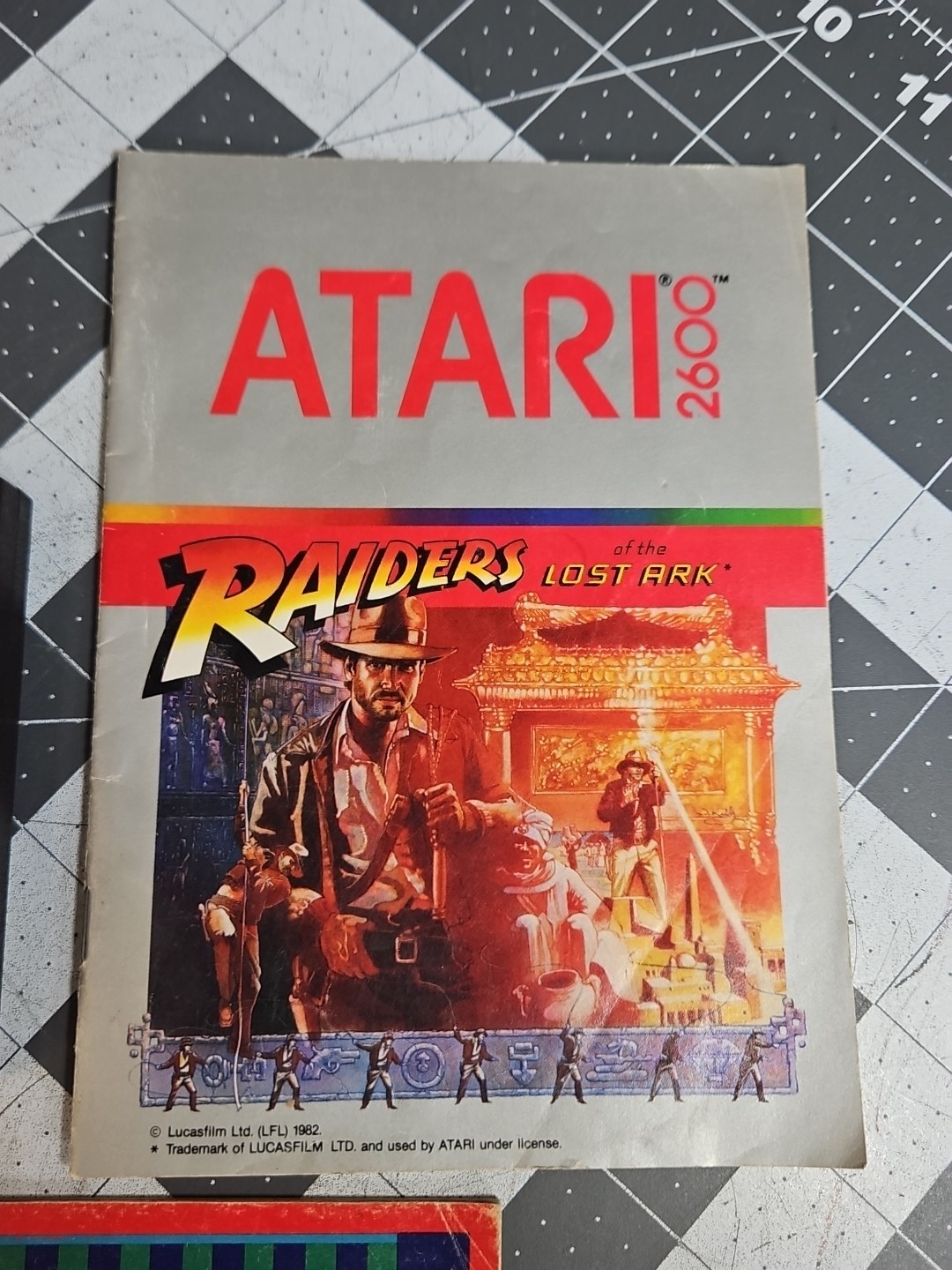 Raiders of the Lost Ark (Atari 2600, 1982) Indiana Jones Manual Catalog GUC E5