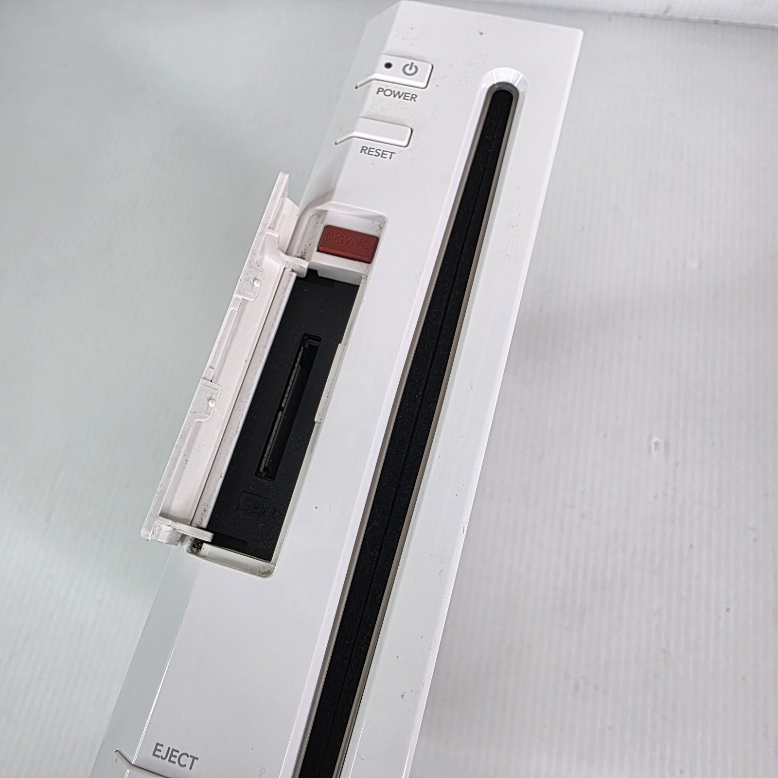 Nintendo Wii Console w/ OEM Stand, Motion Sensor Bar, Cables, SD Card – Works!