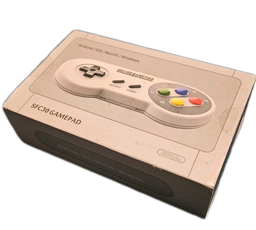 8BitDo SF30 Gamepad (Bluetooth) 30th Ann. Ltd Ed. Android/iOS/MacOs/ Windows