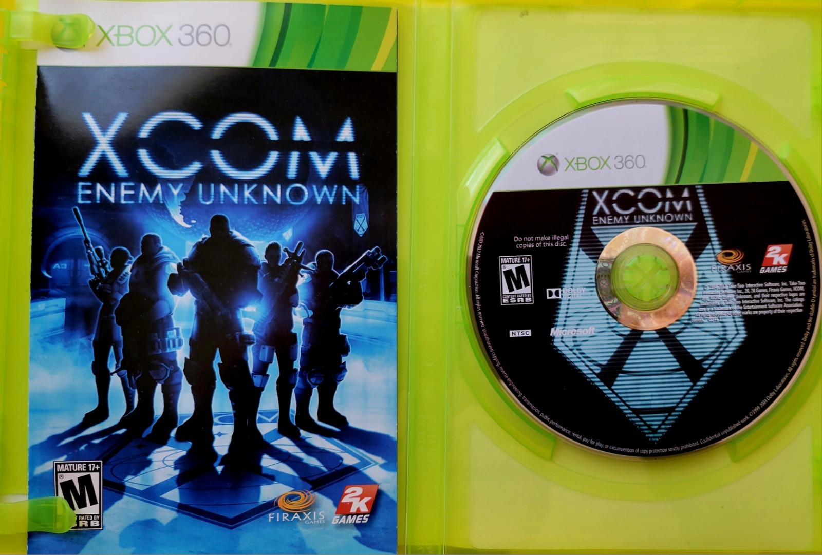 XCOM: Enemy Unknown (Xbox 360) CIB COMPLETE & TESTED
