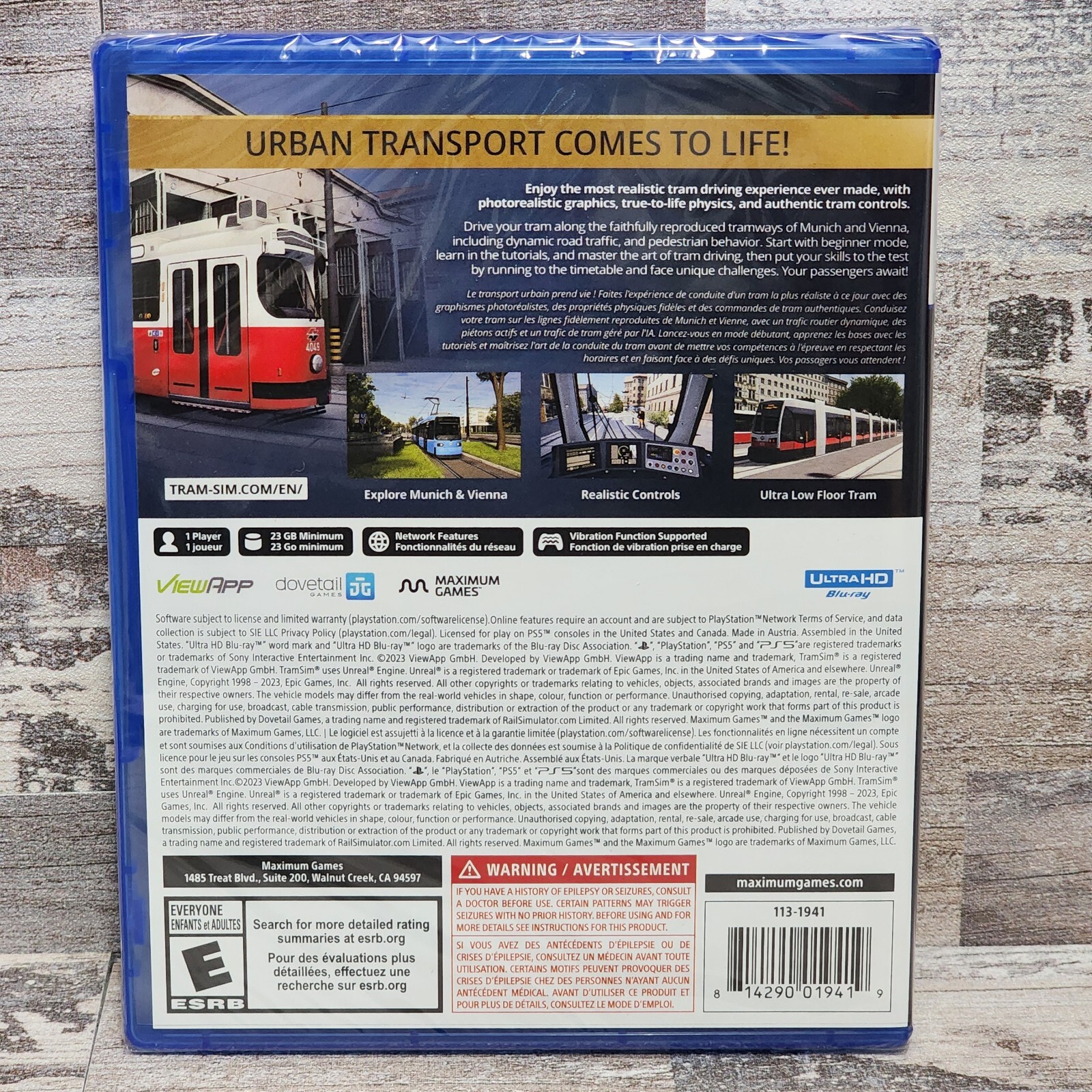 TramSim Deluxe Edition (PS5, Sony Playstation 5) Brand New – Simulation Game