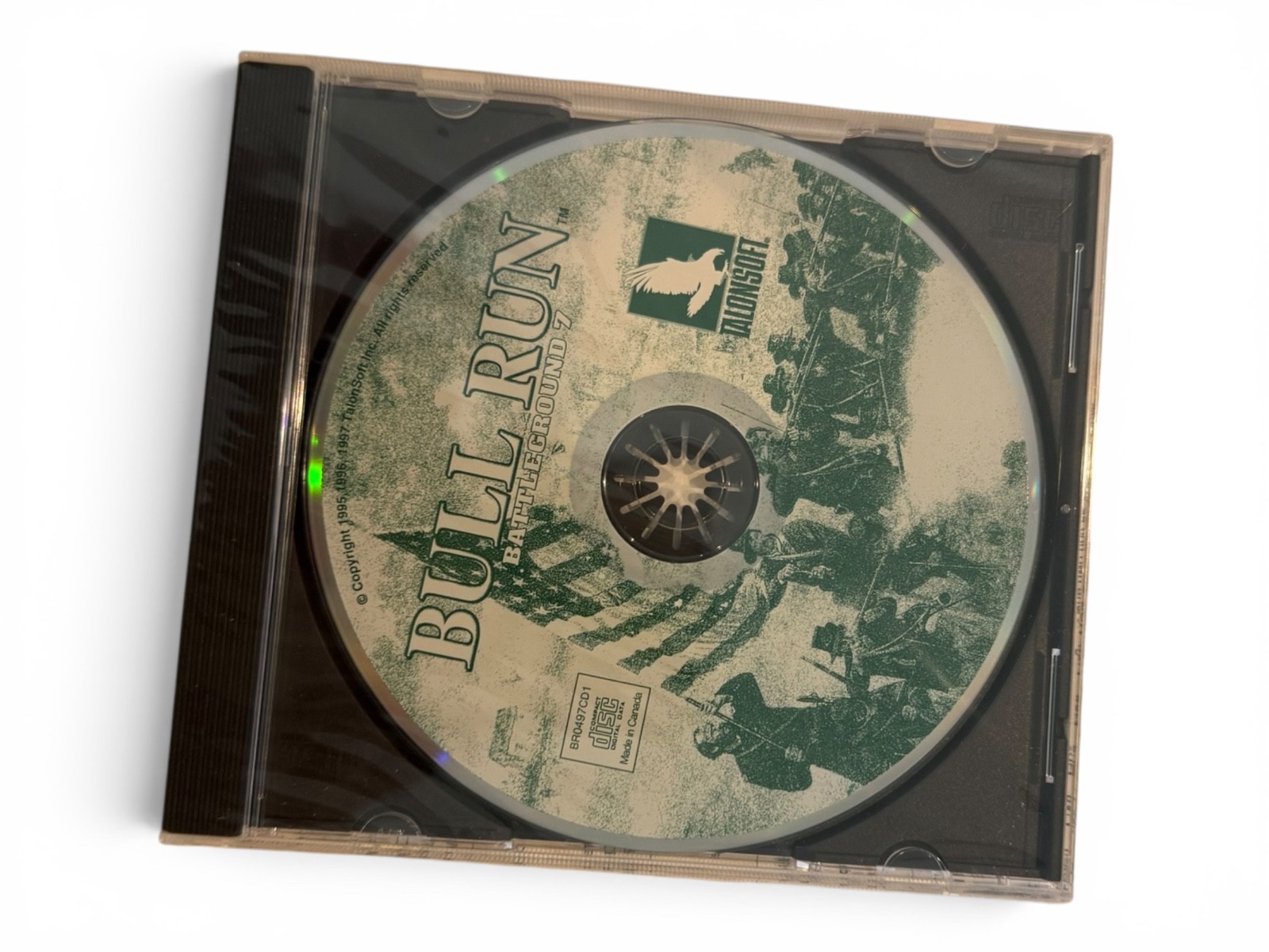 Talonsoft Bull Run Battleground 7 American Civil War PC Strategy Game 1998 Used