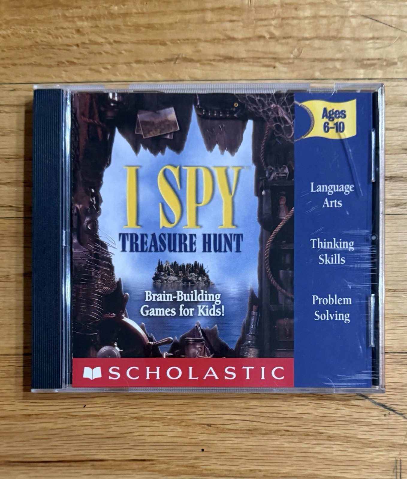 Scholastic I Spy Treasure Hunt PC Mac CD-ROM Kids Educational Puzzle Game 2000