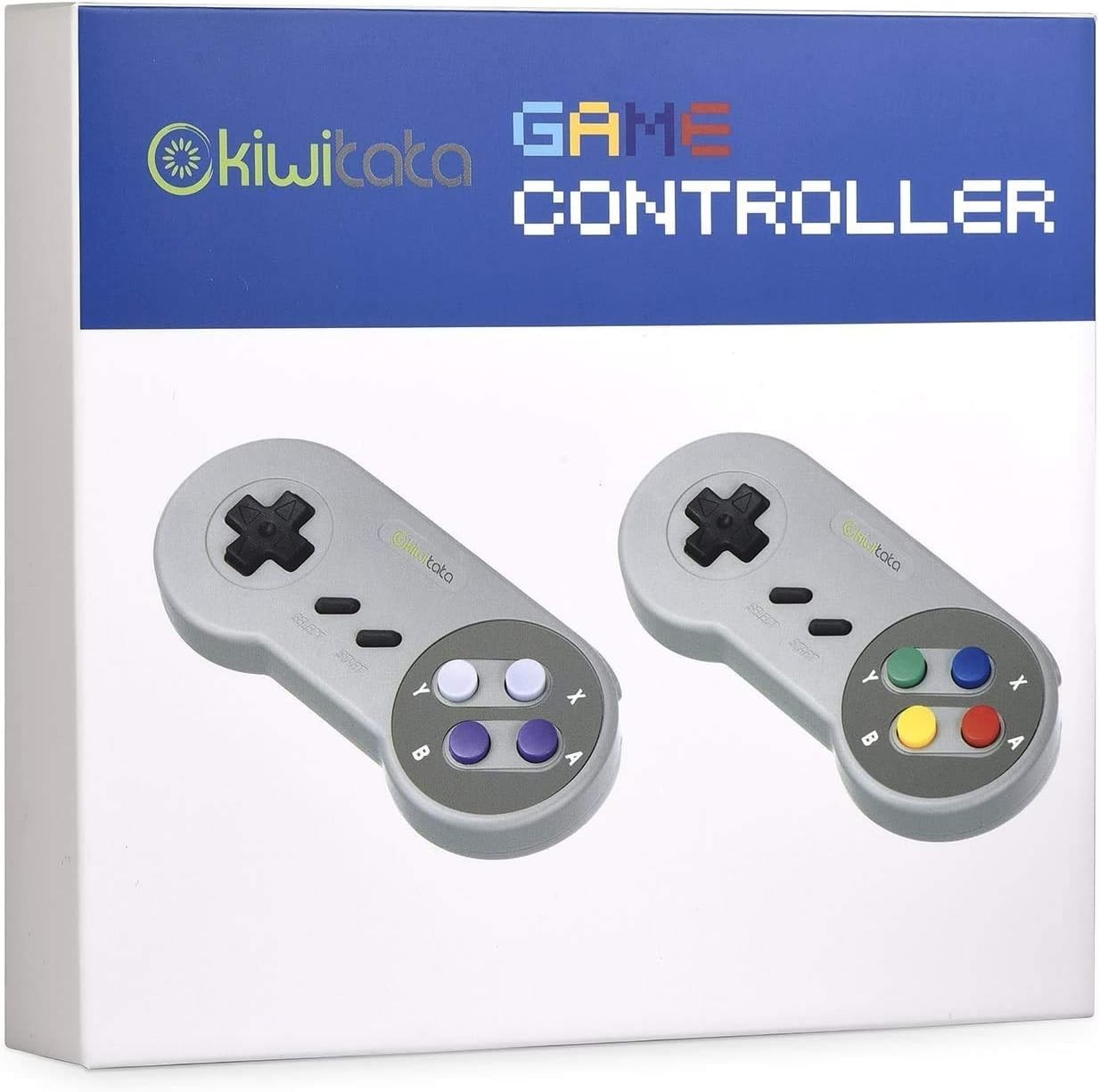 2X SNES USB Controllers with Ergonomic Design for Ultimate Comfort