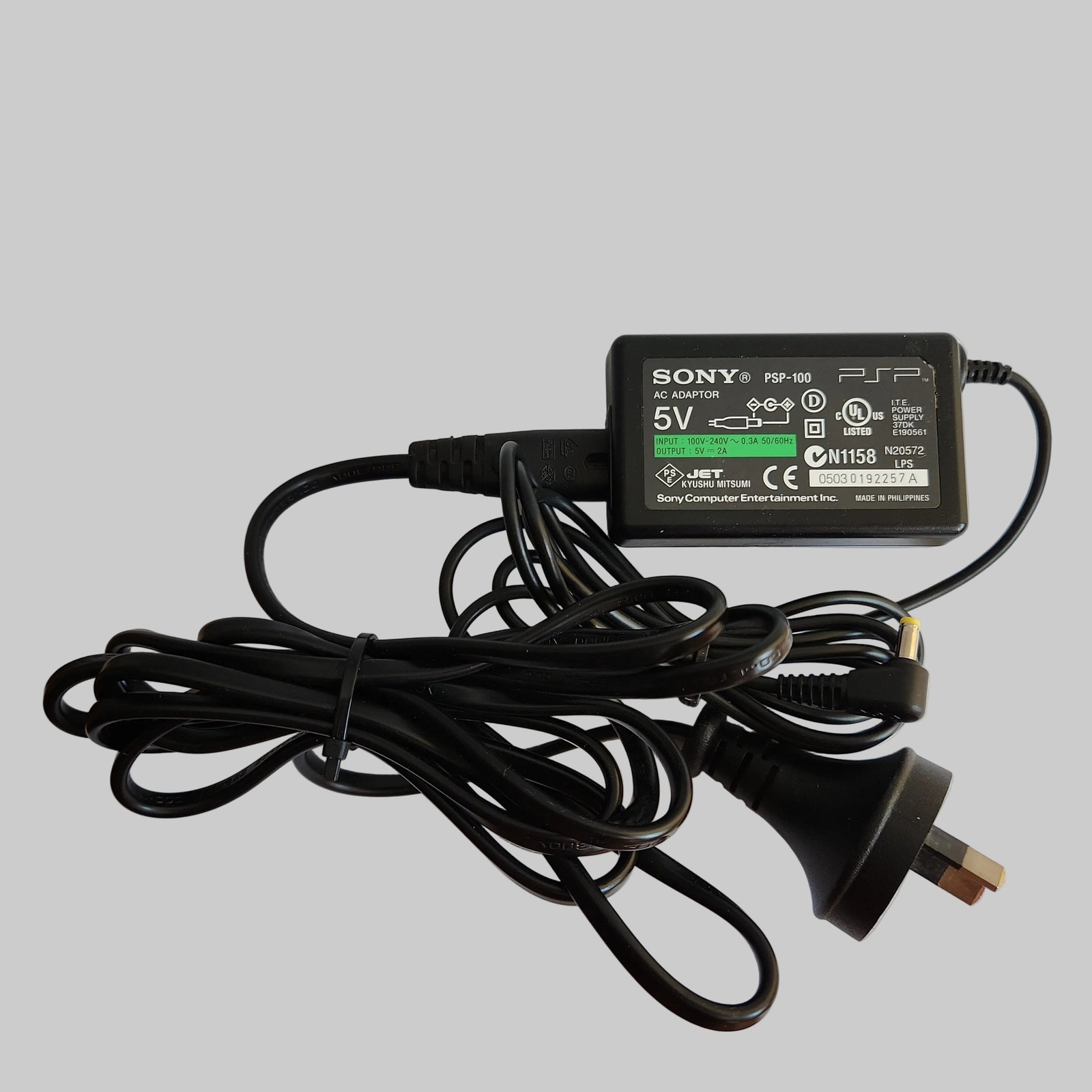 Sony PSP power supply AC wall charger genuine OEM PSP-100 5V 2A – Aust plug