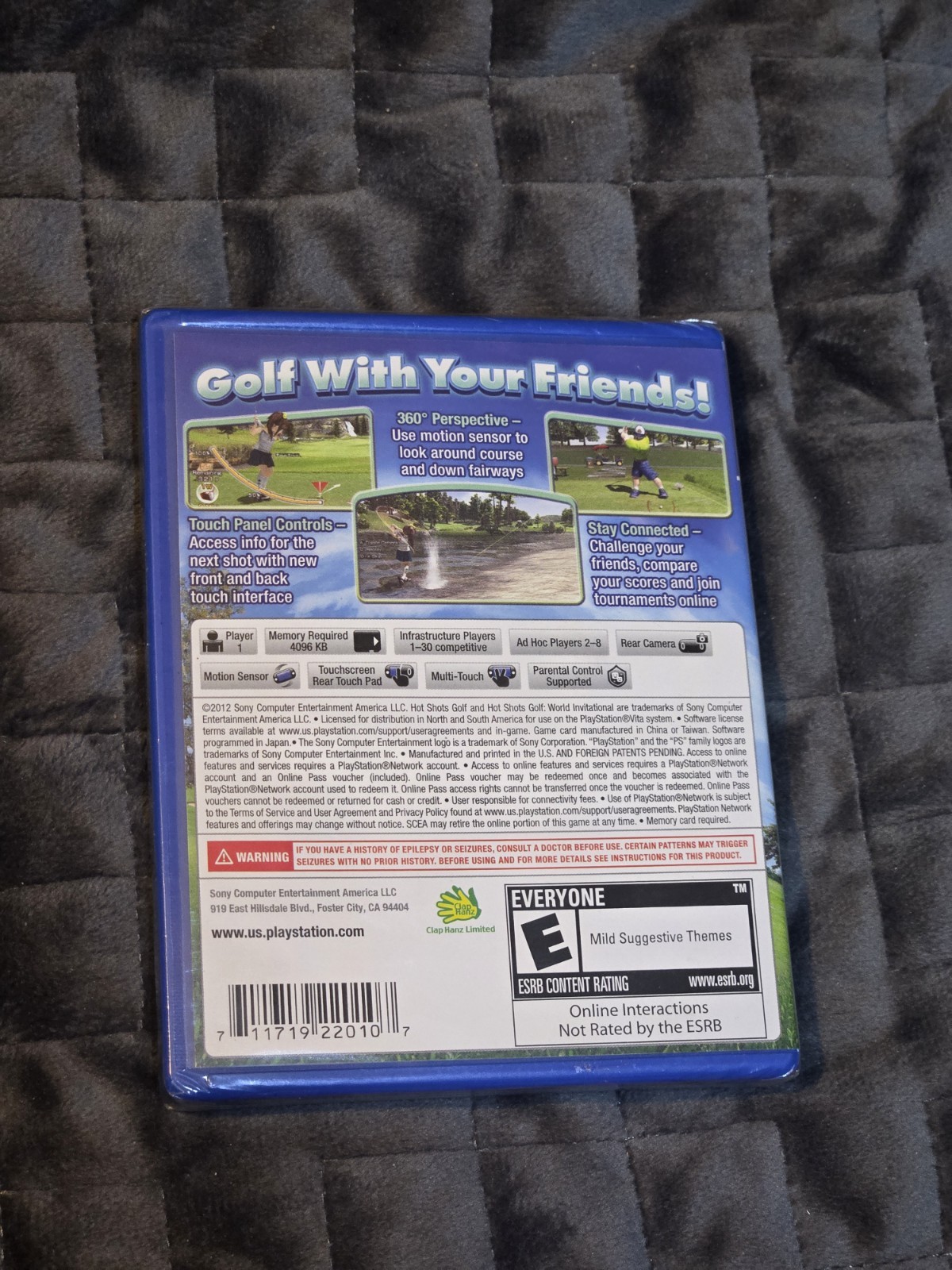 Hot Shots Golf: World Invitational Sony Playstation PS Vita BRAND NEW