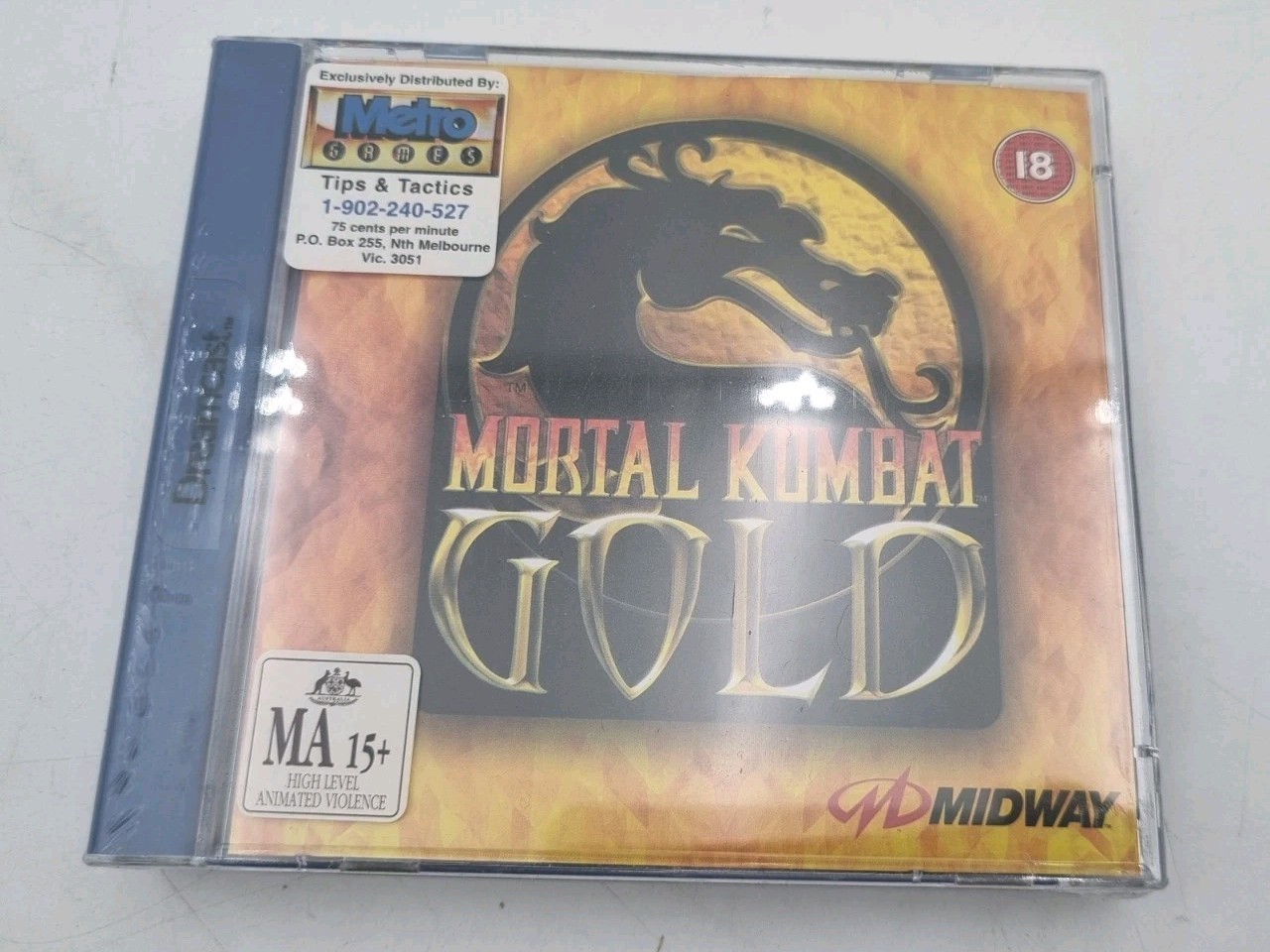 Mortal Kombat Gold – BRAND NEW SEALED – SEGA Dreamcast Video Game PAL